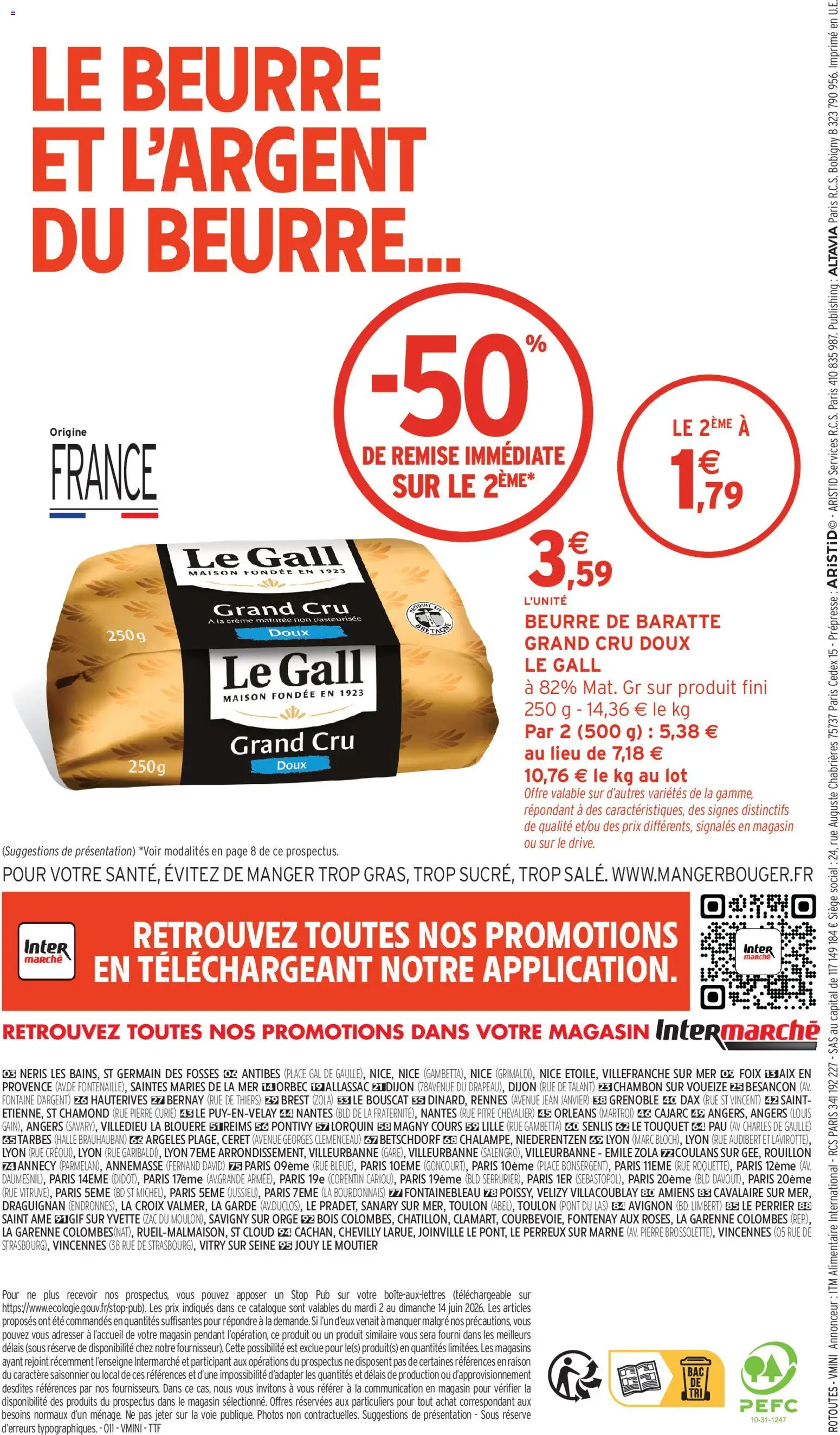 {H1} | Page: 12 | Produits: Beurre, Crème