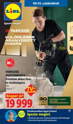 Lidl Nonfood kínálatunk - amely érvényes a következő dátumtól: 2026.09.03.