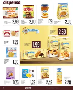 Anteprima del volantino Piccolo volantino valido a partire dal 20.04.2026 | Pagina: 16 | Prodotti: Yogurt, Cioccolato, Frutta, Croissant