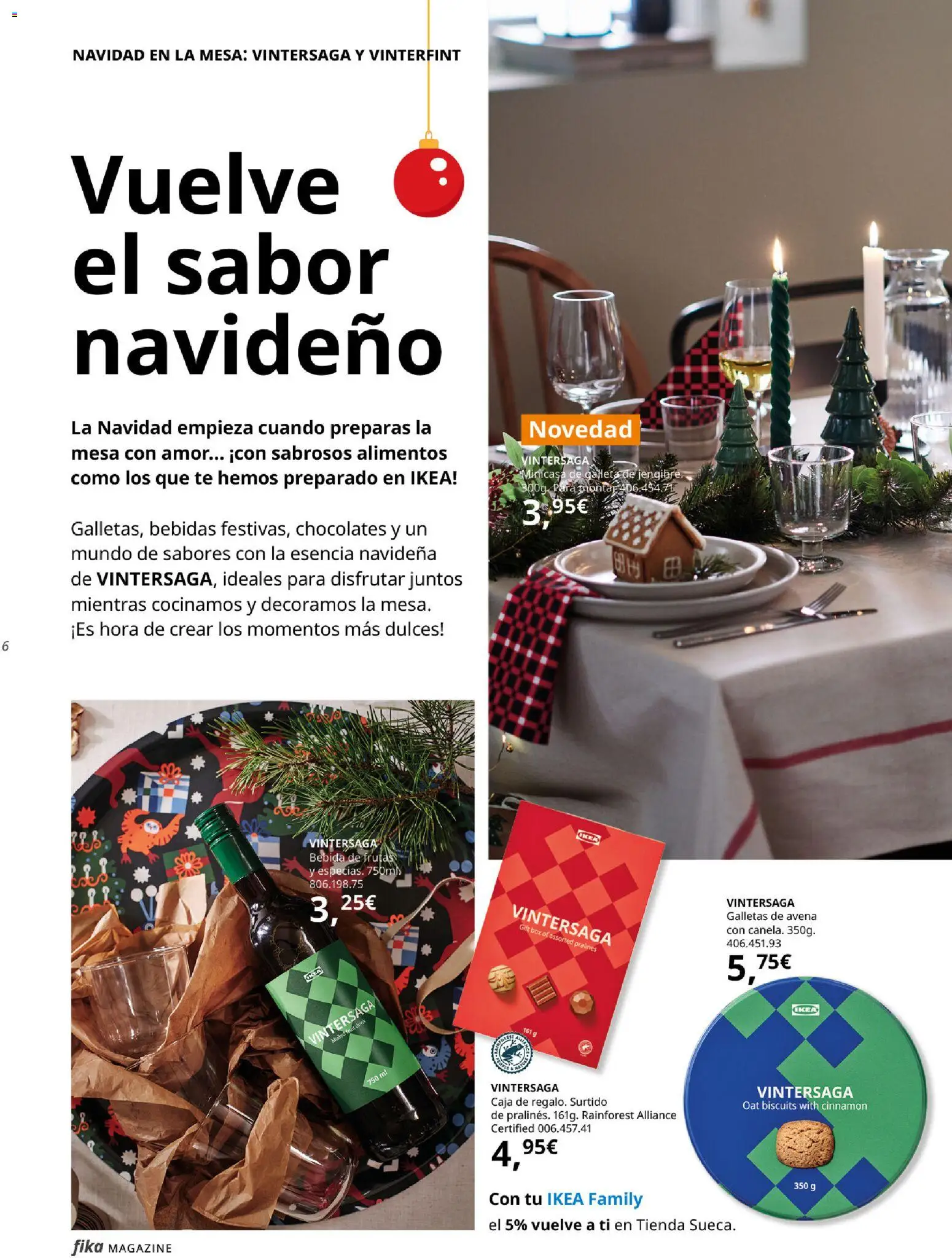 IKEA - Fika │ válido desde el 01/10/2026 | Página: 6 | Productos: Jengibre, Dulces, Alimentos, Caja