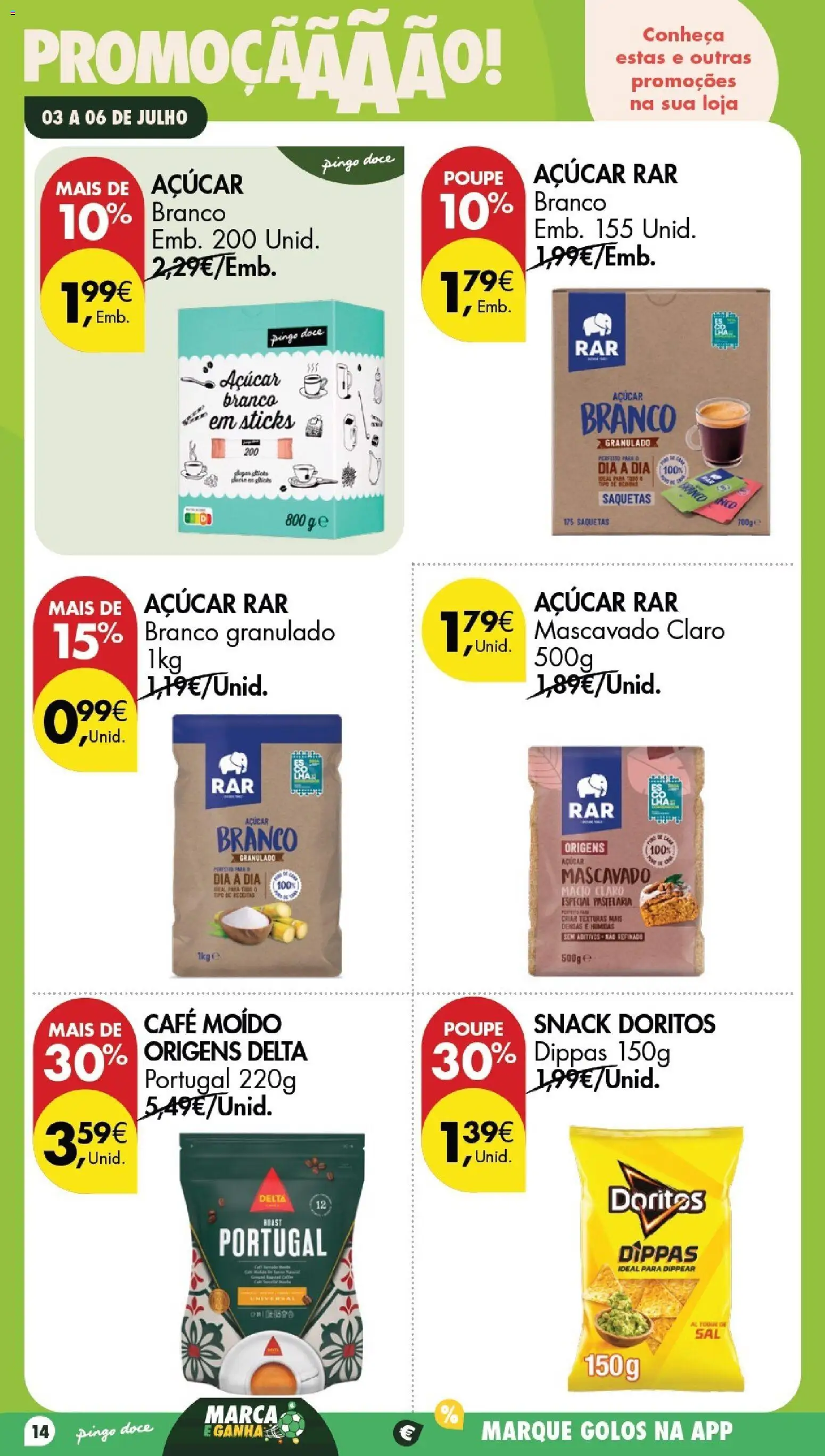 Pingo Doce Poupe este Fim de Semana │ válido de 03/07/2026 | Página: 12 | Produtos: Café, Açúcar