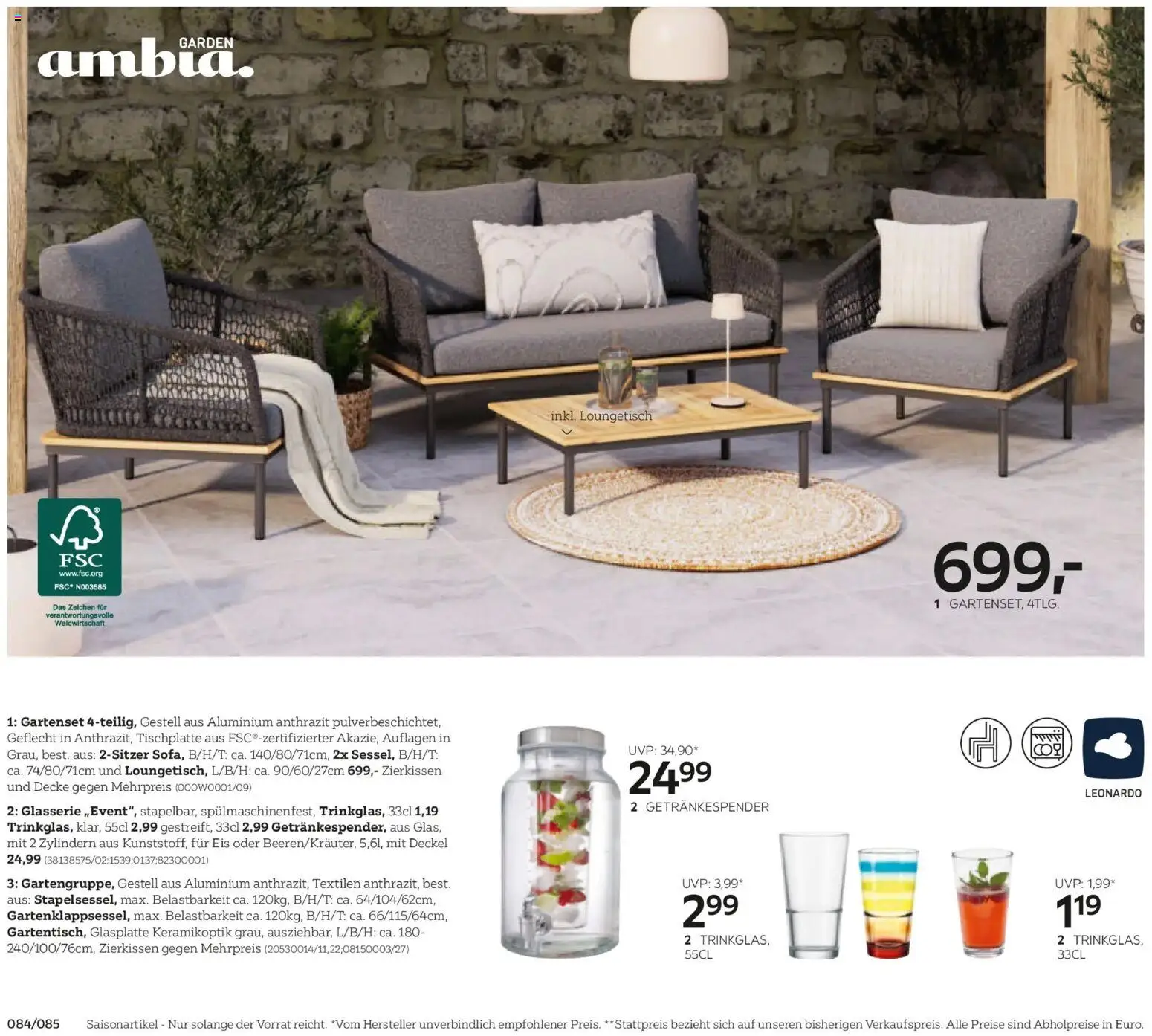 XXXLutz Gartenkatalog gültig ab 30.03.2026 | Seite: 84 | Produkte: Eis, Decke