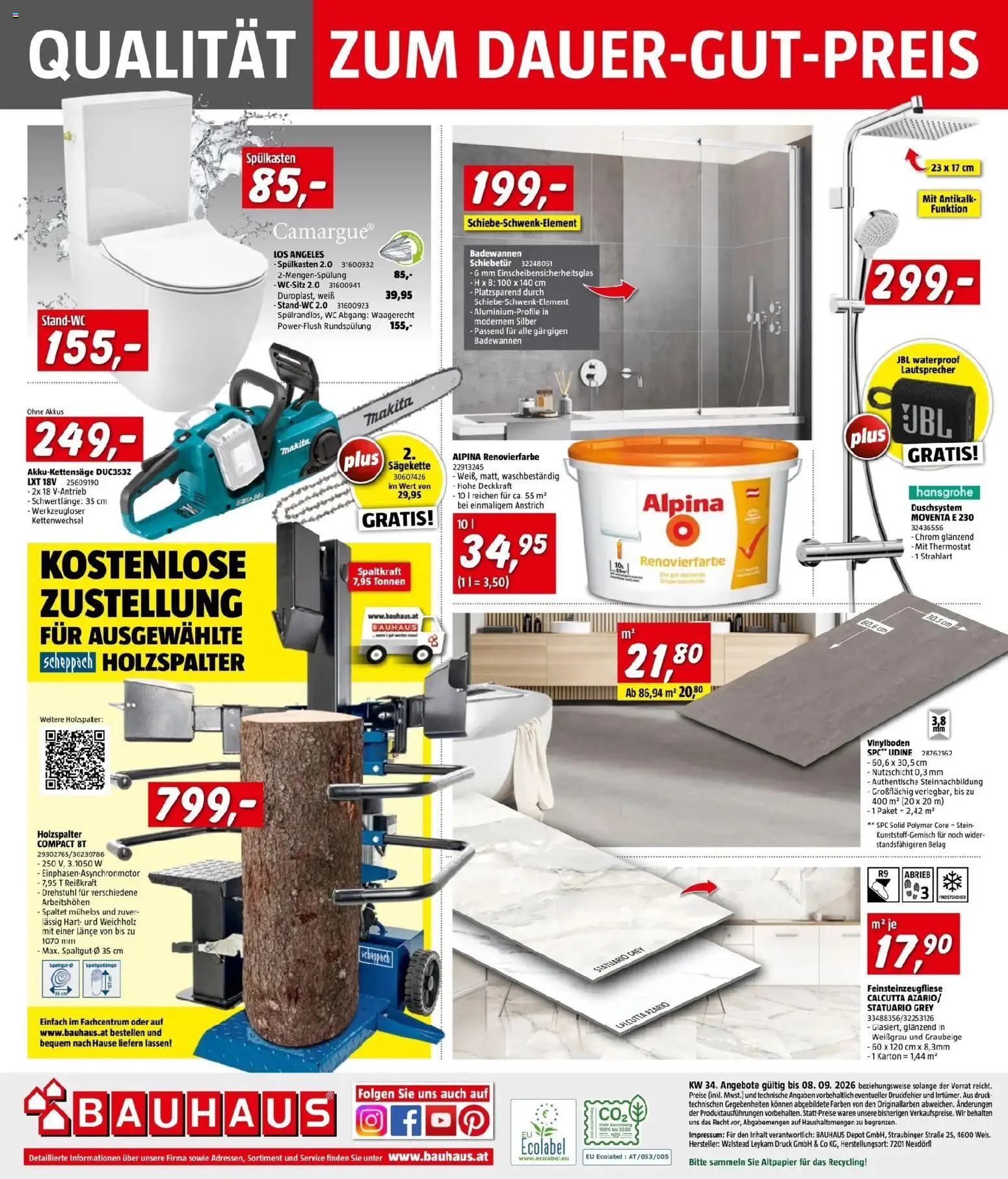 Bauhaus - BAUHAUS: Flugblatt von 19.08.2026 - Aktuelle Angebote | Seite: 24 | Produkte: Lautsprecher