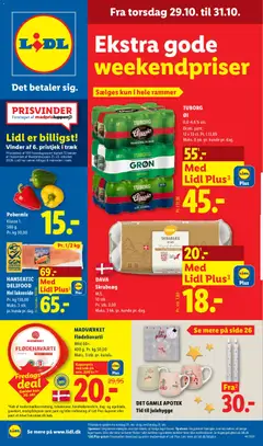 Lidl - Tilbudsavis gyldig fra 25/10/2026