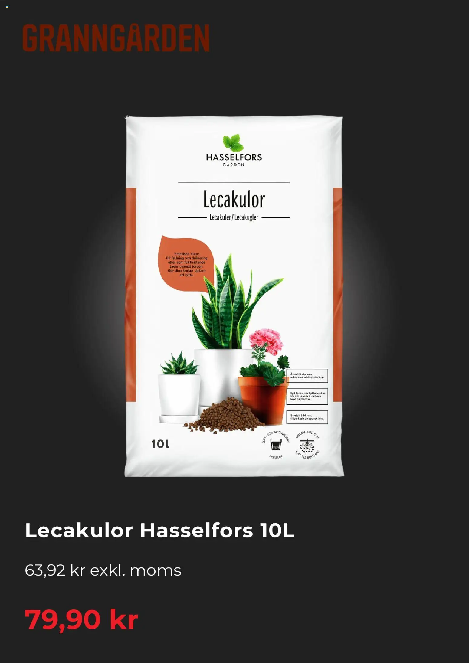 Granngården reklamblad aktuell från 19.05.2026 | Sida: 10 | Produkter: Jord, Lecakulor