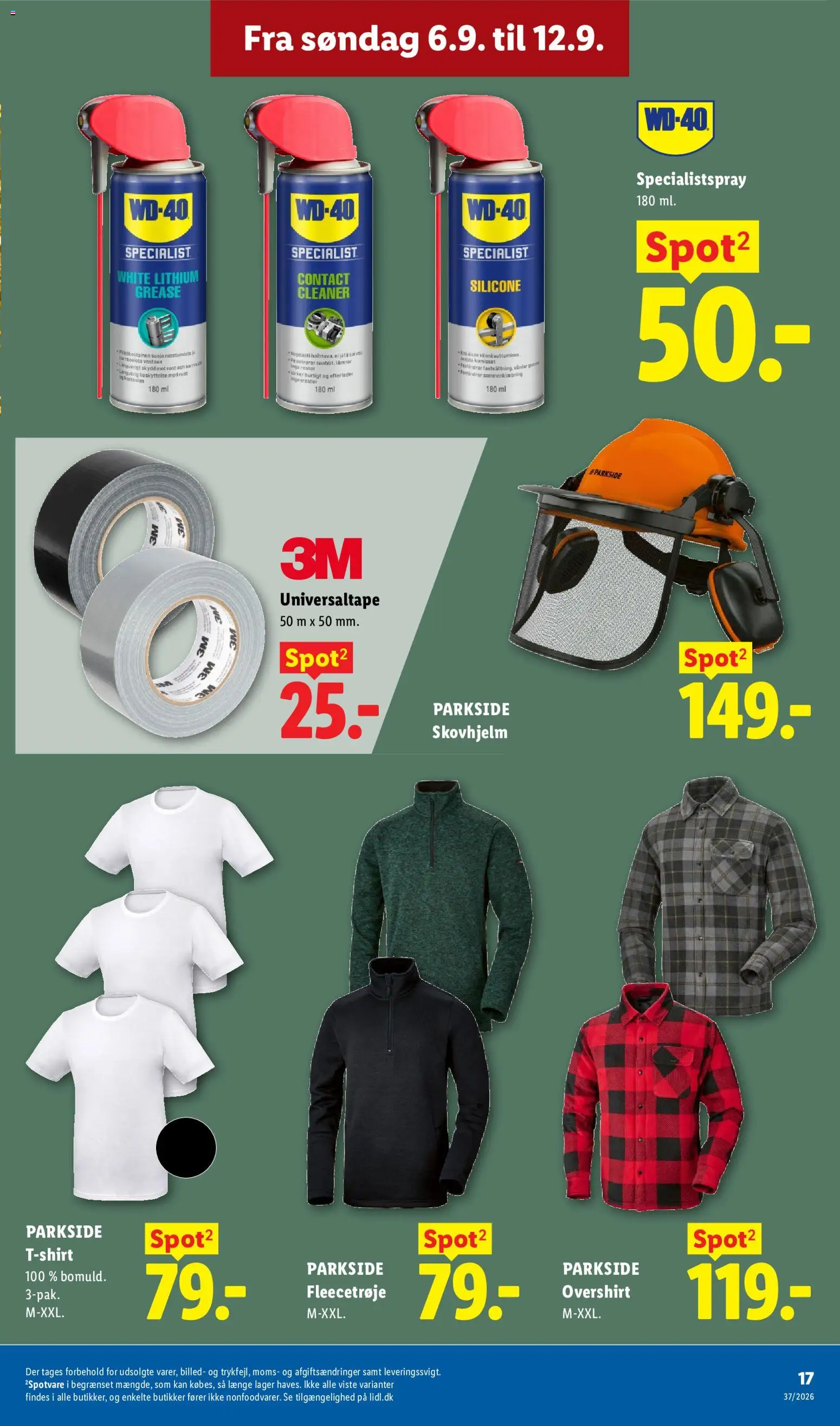 Lidl tilbudsavis – gyldig fra 06/09/2026 | Side: 3 | Produkter: T-shirt, Sweater, Søm