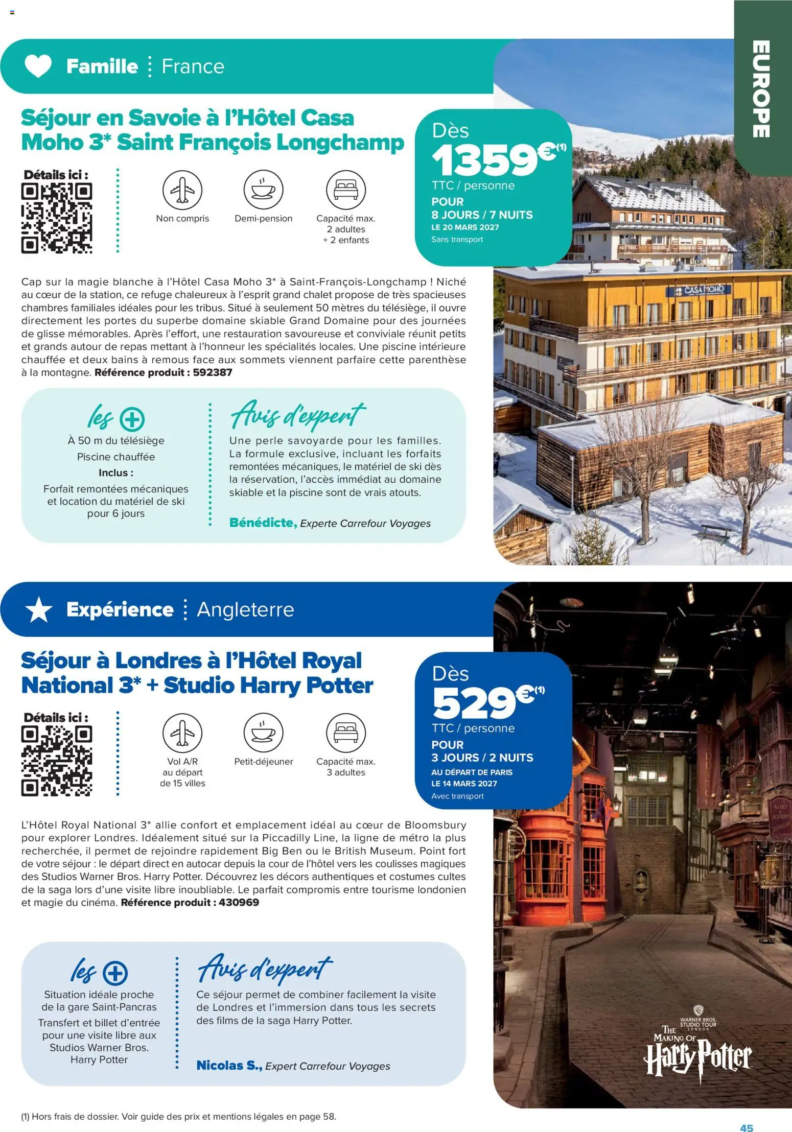 {H1} | Page: 45 | Produits: Spécialités, Ski, Portes, Piscine