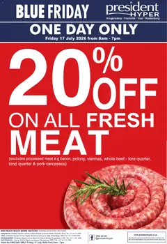 President Hyper specials catalogue – valid from 17/07/2026