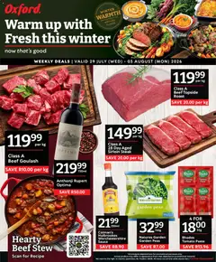 Oxford Freshmarket specials catalogue – valid from 29/07/2026
