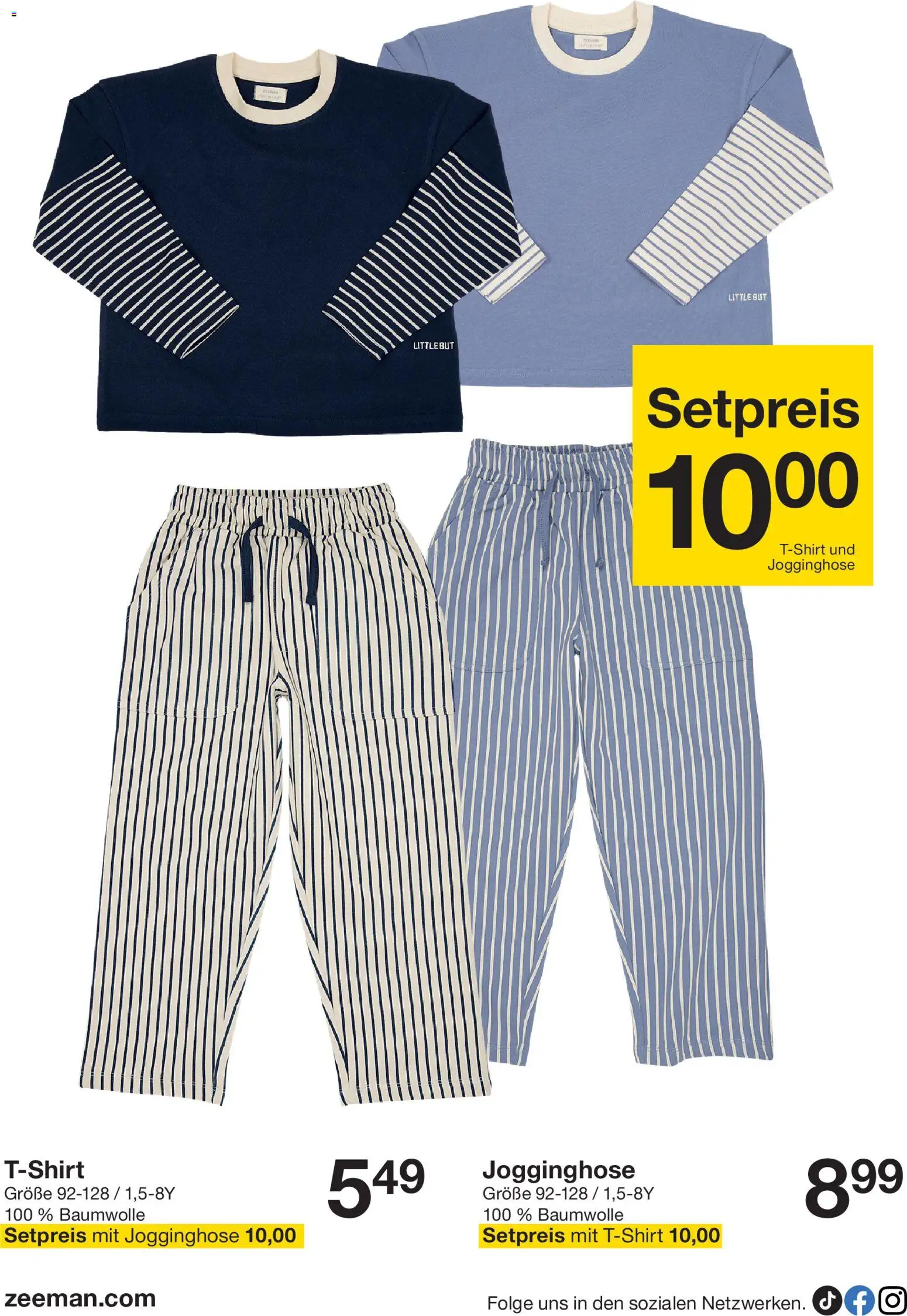 Zeeman Prospekt – gültig ab 08.08.2026 | Seite: 8 | Produkte: Jogginghose