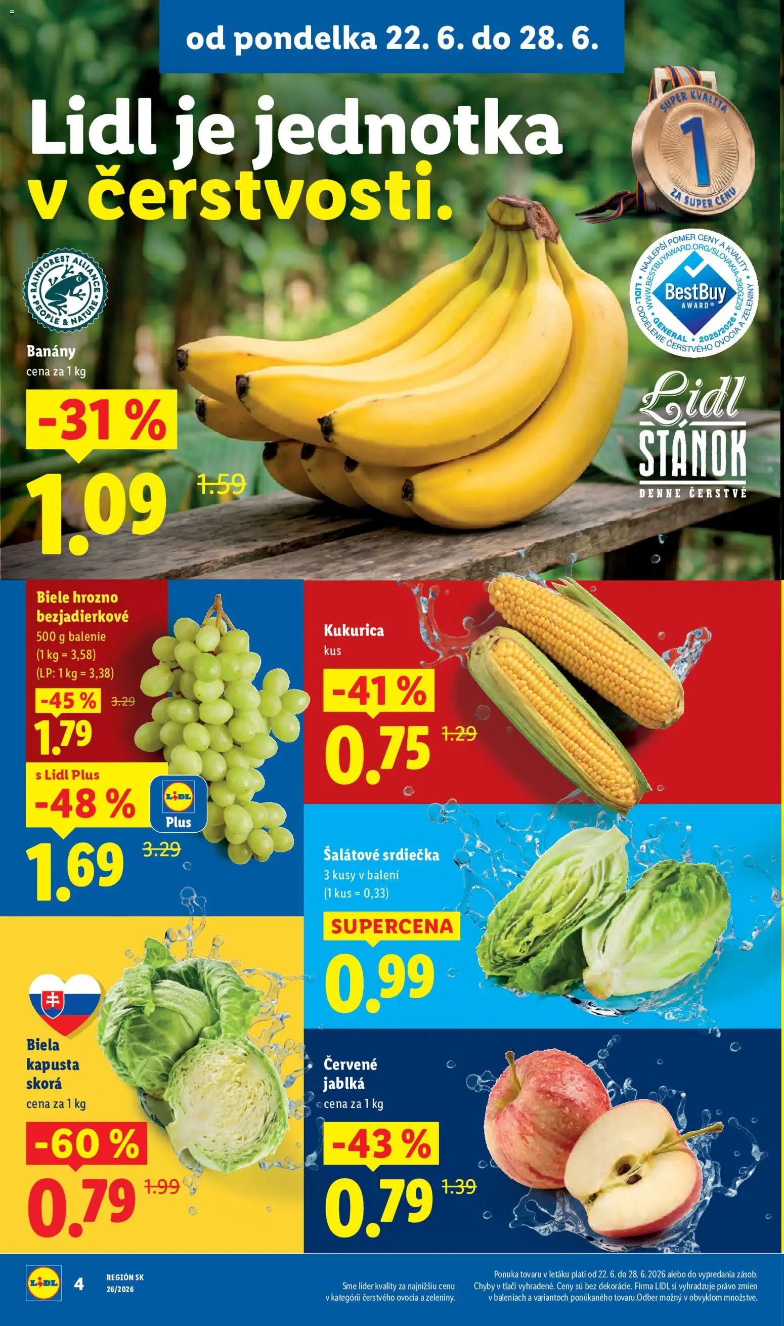 Nové Lidl akcie – leták je platný od 22.06.2026 | Strana: 6