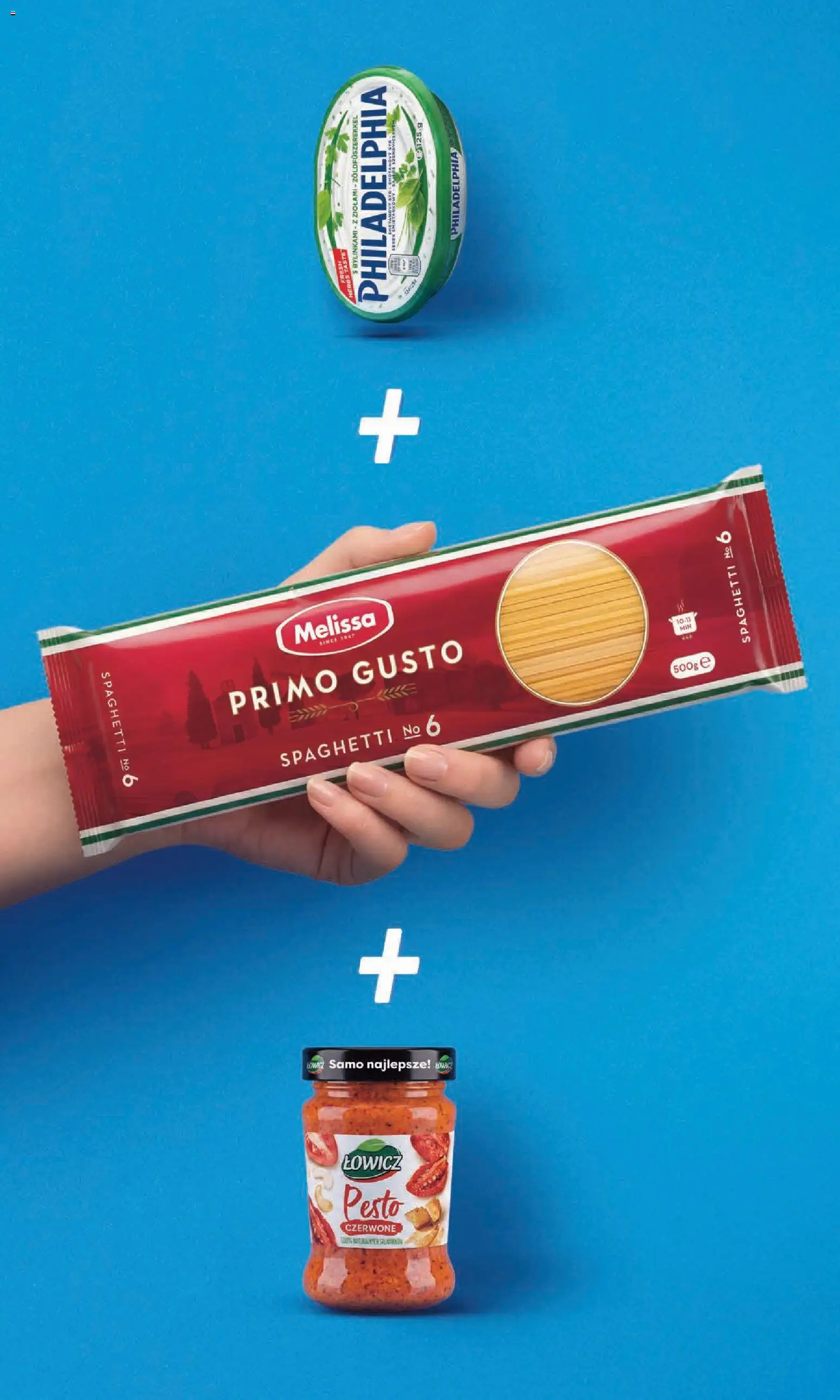 Carrefour gazetka od 31.08.2026 | Strona: 2 | Produkty: Serek śmietankowy, Spaghetti, Serek, Pesto