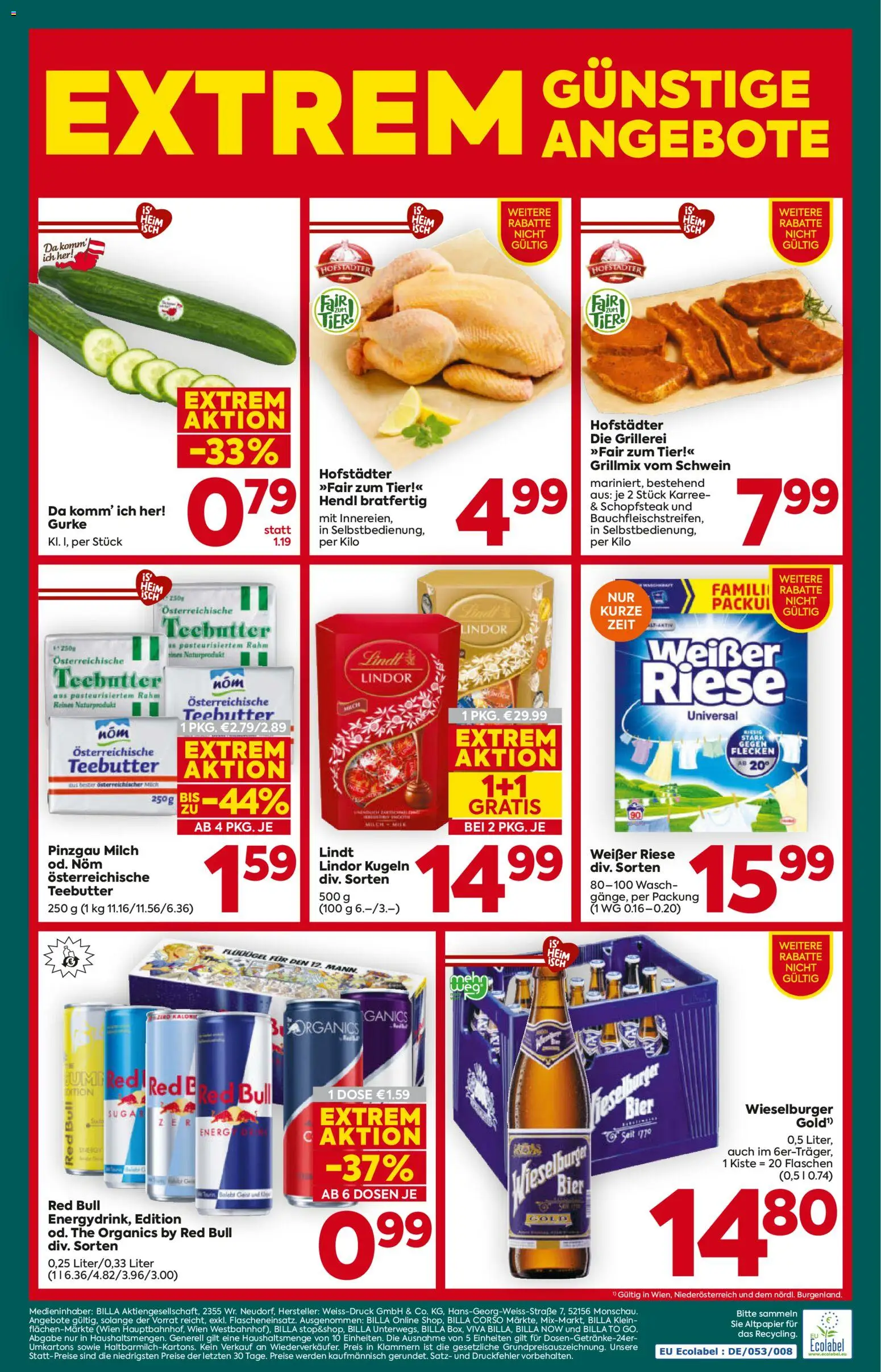 Billa Plus Flugblatt gültig ab 28.05.2026 | Seite: 20 | Produkte: Milch, Bier
