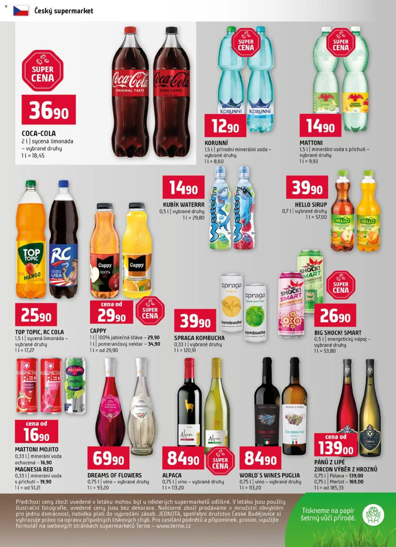 Terno leták od 14.10.2026 | Strana: 12 | Produkty: Mango, Limonáda, Víno, Magnesia Red