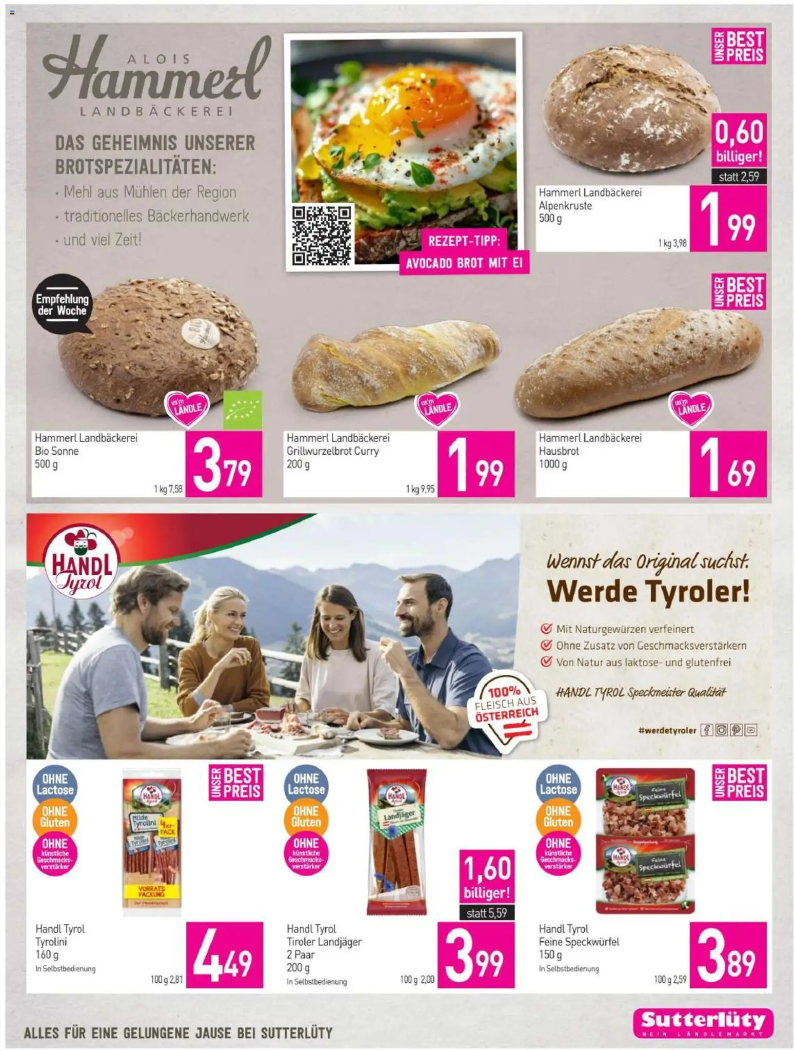 Sutterlüty Flugblatt gültig ab 18.06.2026 | Seite: 3 | Produkte: Avocado, Brot
