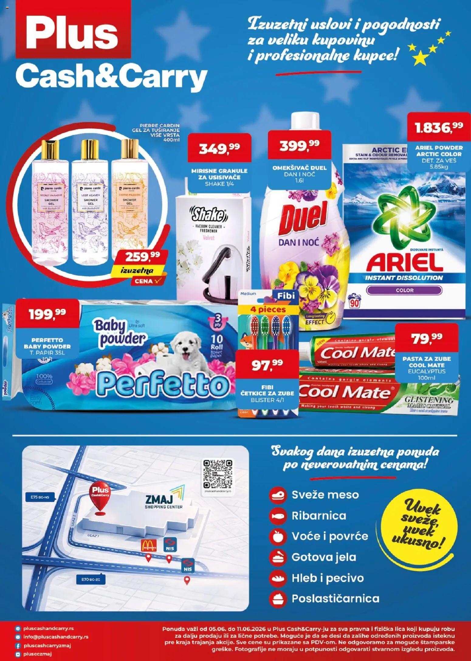 Plus Cash & Carry katalog - važi od 05.06.2026 | Strana: 4 | Proizvode: Ariel, Hleb, Pecivo, Pasta za zube