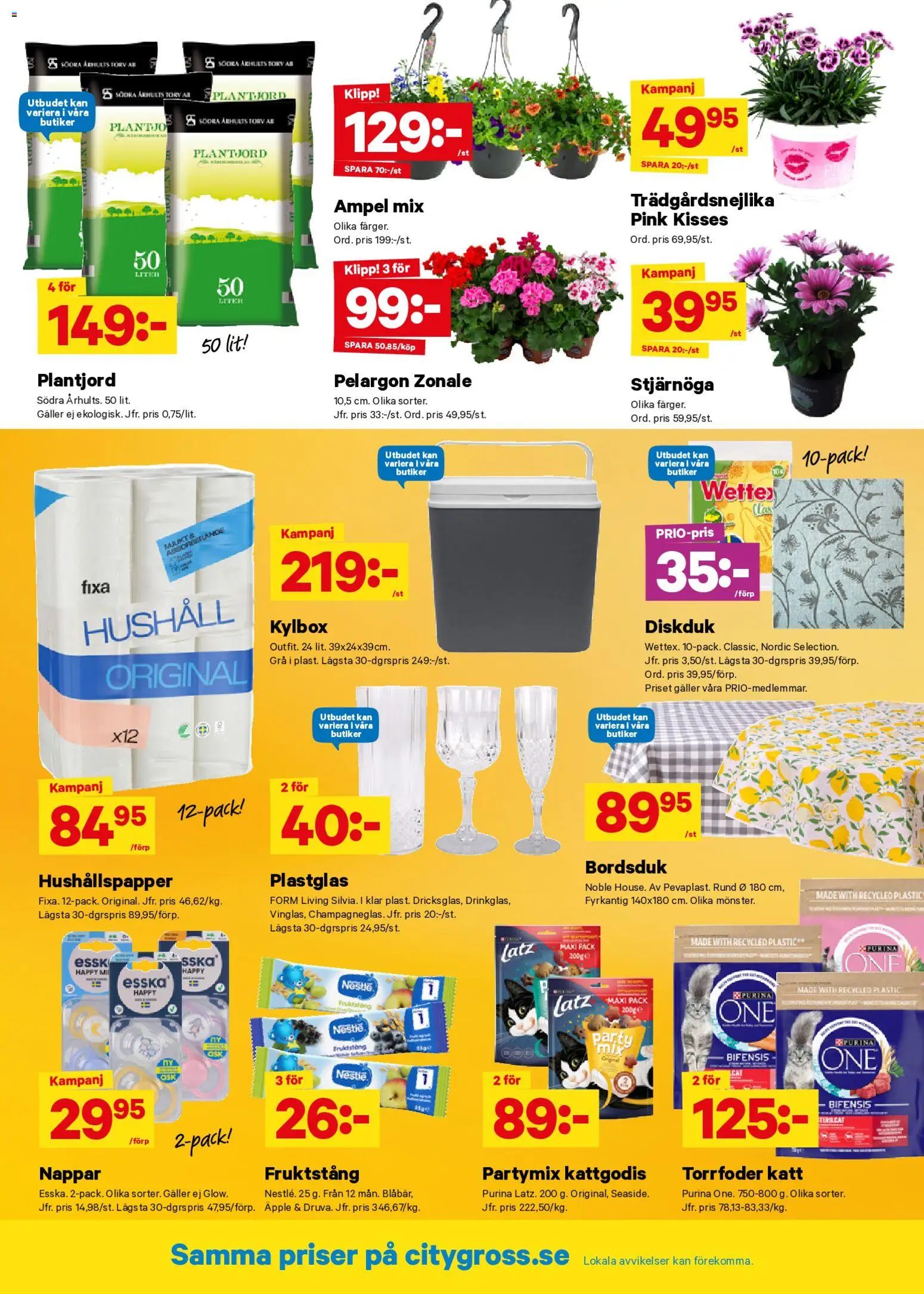 City Gross reklamblad aktuell från 11.05.2026 | Sida: 9 | Produkter: Hushållspapper, Galler, Äpple, Kylbox