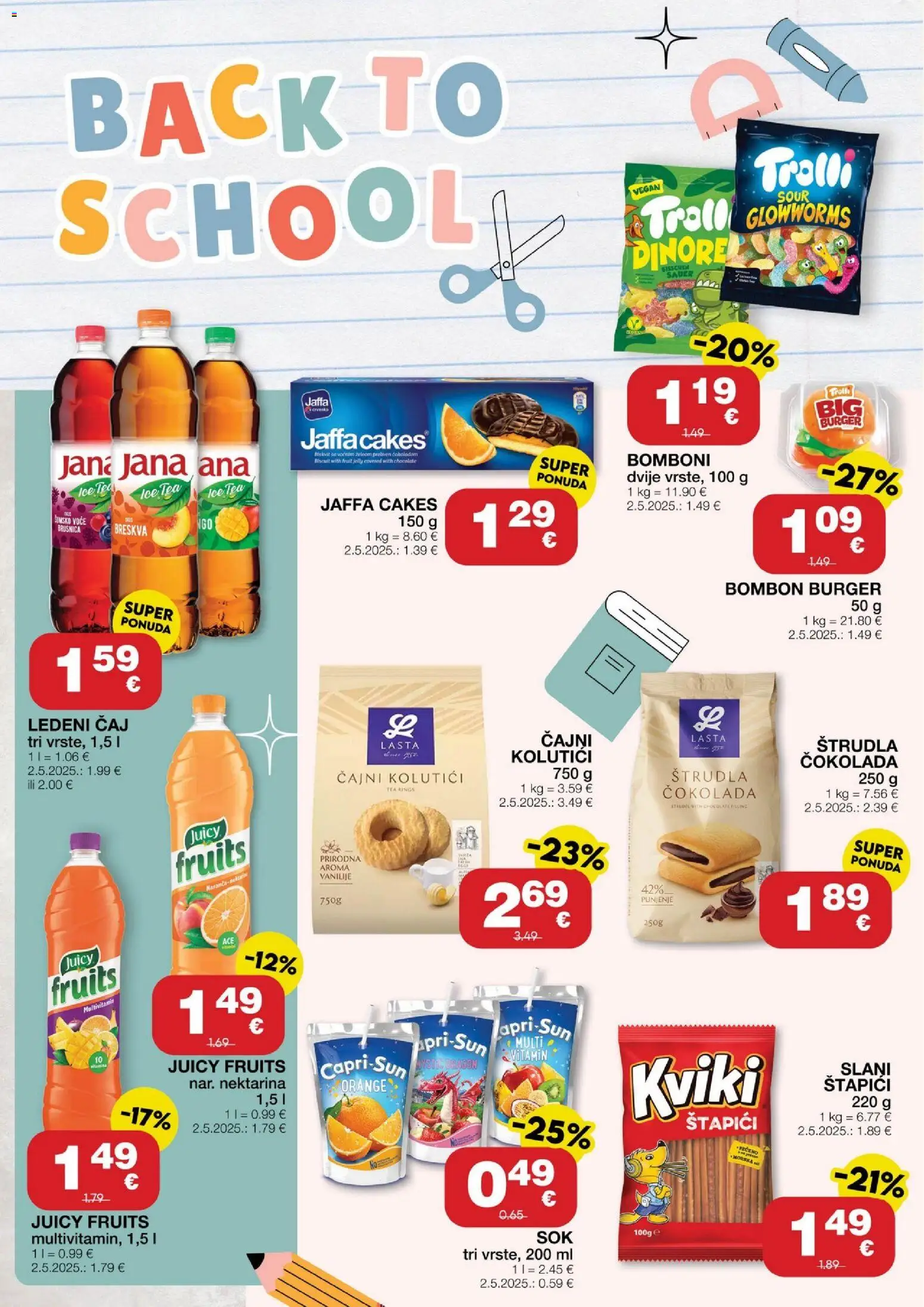 Stanić Diskont katalog | vrijedi od 03.09.2026 | Stranica: 10 | Proizvodi: Čokolada, Čaj, Nektarina, Štapići