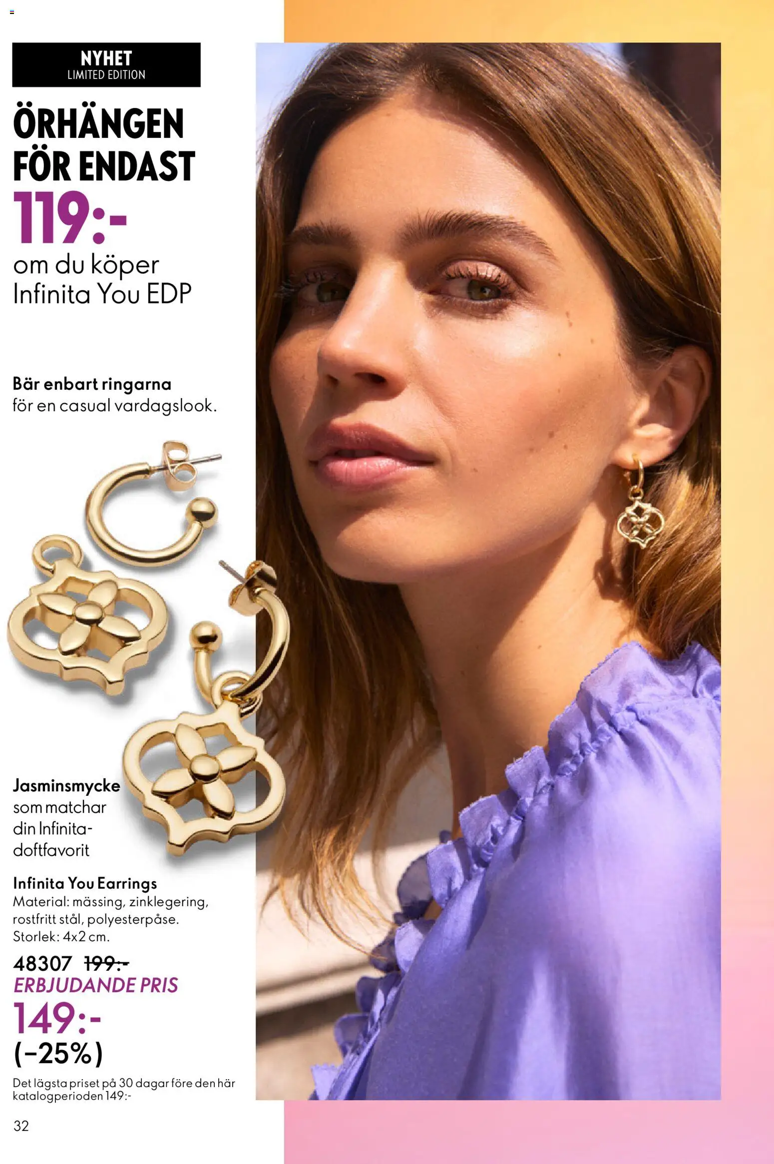 Oriflame reklamblad aktuell från 11.03.2026 | Sida: 32 | Produkter: Örhängen