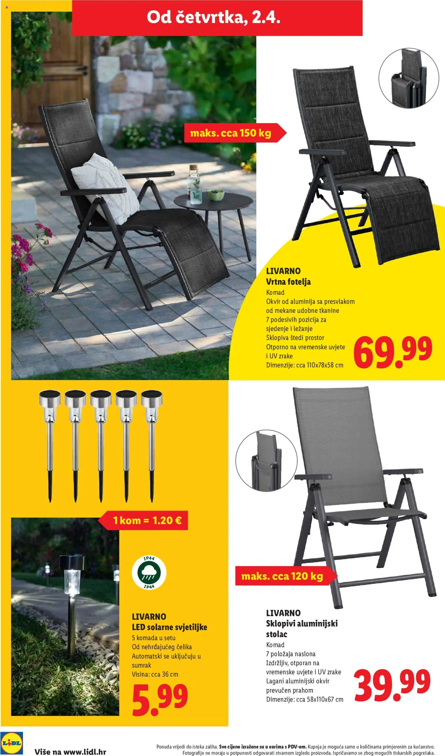 Lidl katalog | vrijedi od 11.05.2026 | Stranica: 14 | Proizvodi: Fotelja