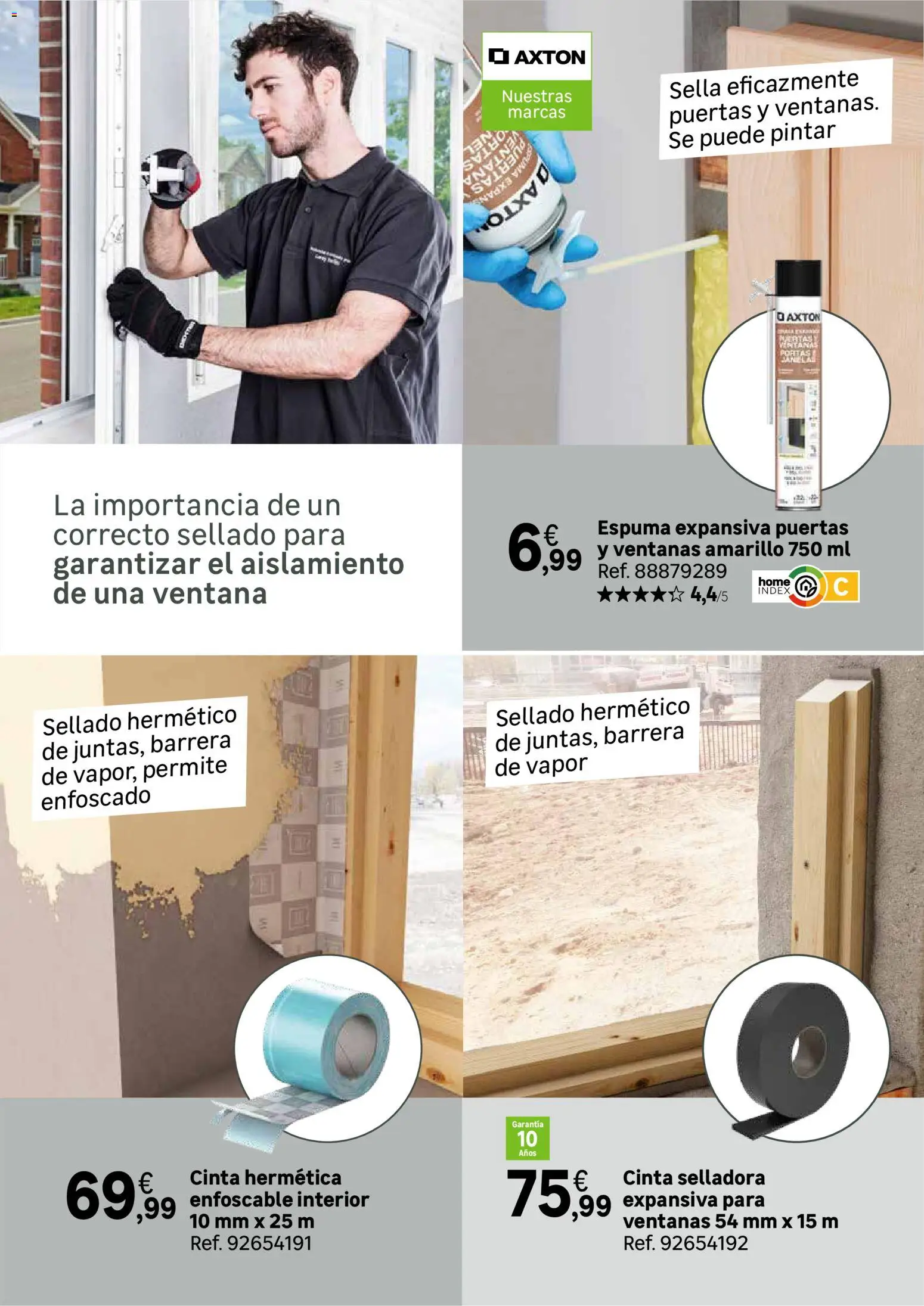 Leroy Merlin Calor en casa y mucho ahorro │ válido desde el 20/10/2026 | Página: 168 | Productos: Espuma, Puertas
