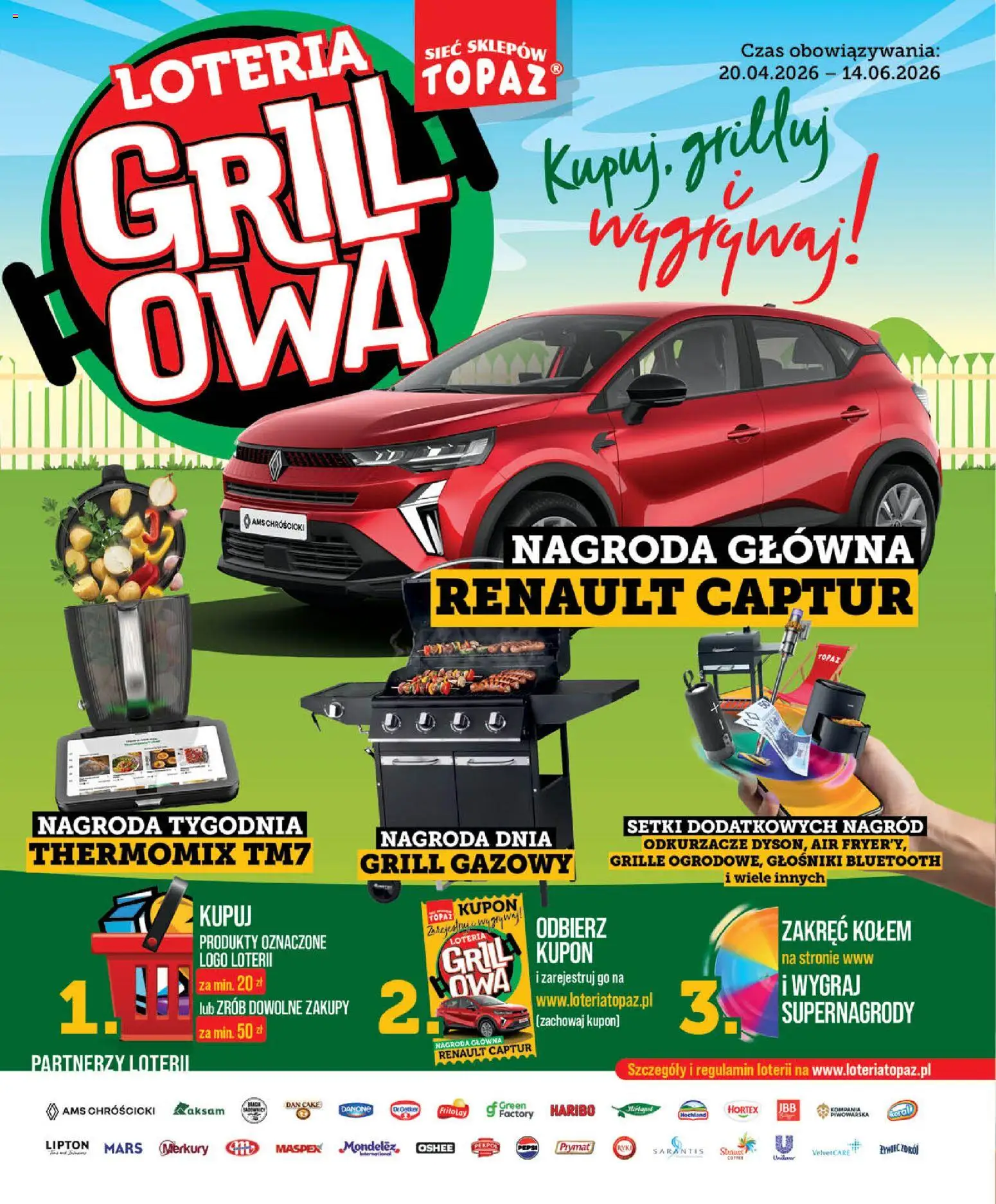 Topaz gazetka - MAZ od 07.05.2026 | Strona: 2 | Produkty: Grill, Pepsi, Grill gazowy