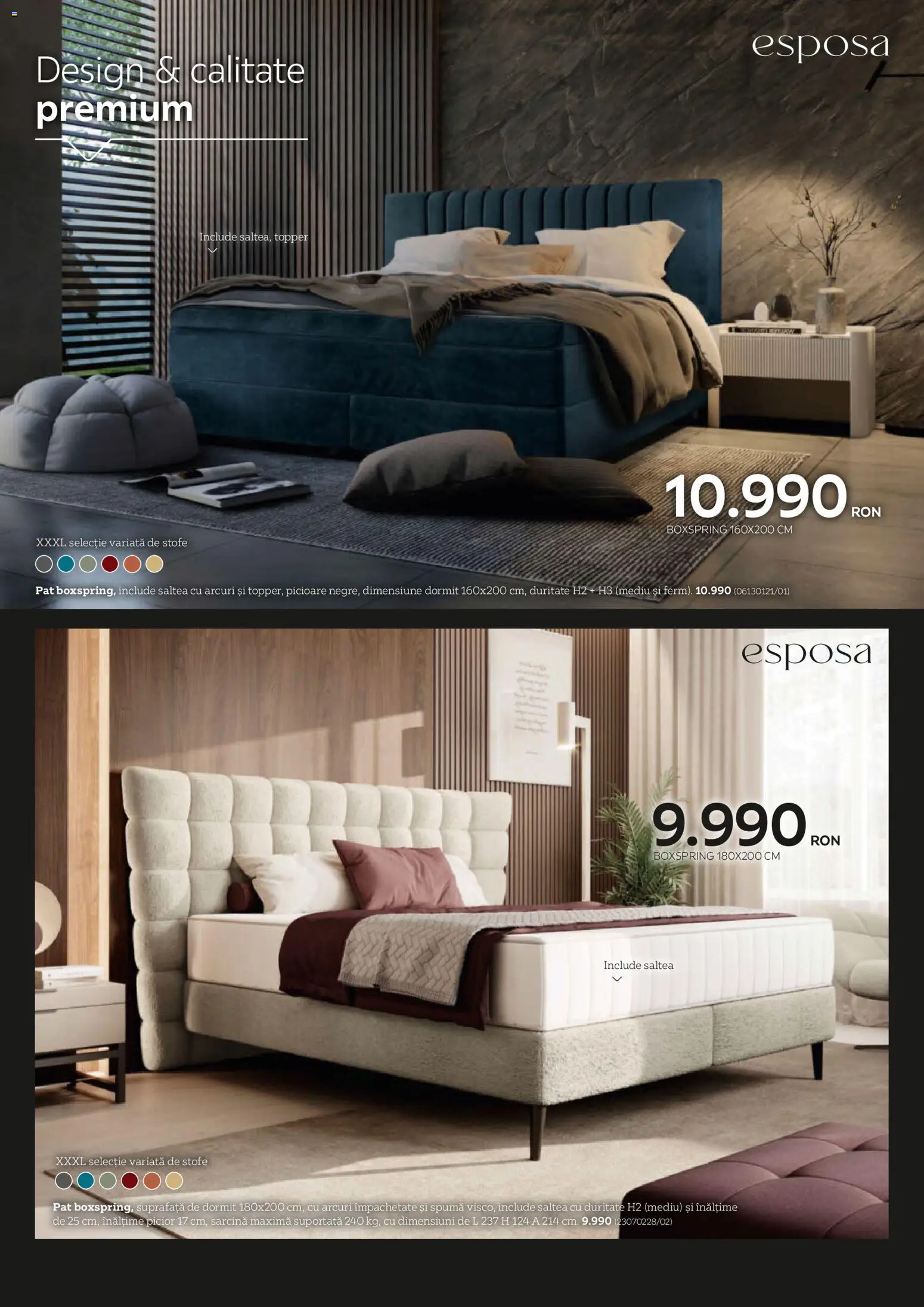 Noul catalog XXXLutz – valabil de la 14.05.2026 | Pagină: 18 | Produse: Pat, Saltea, Topper