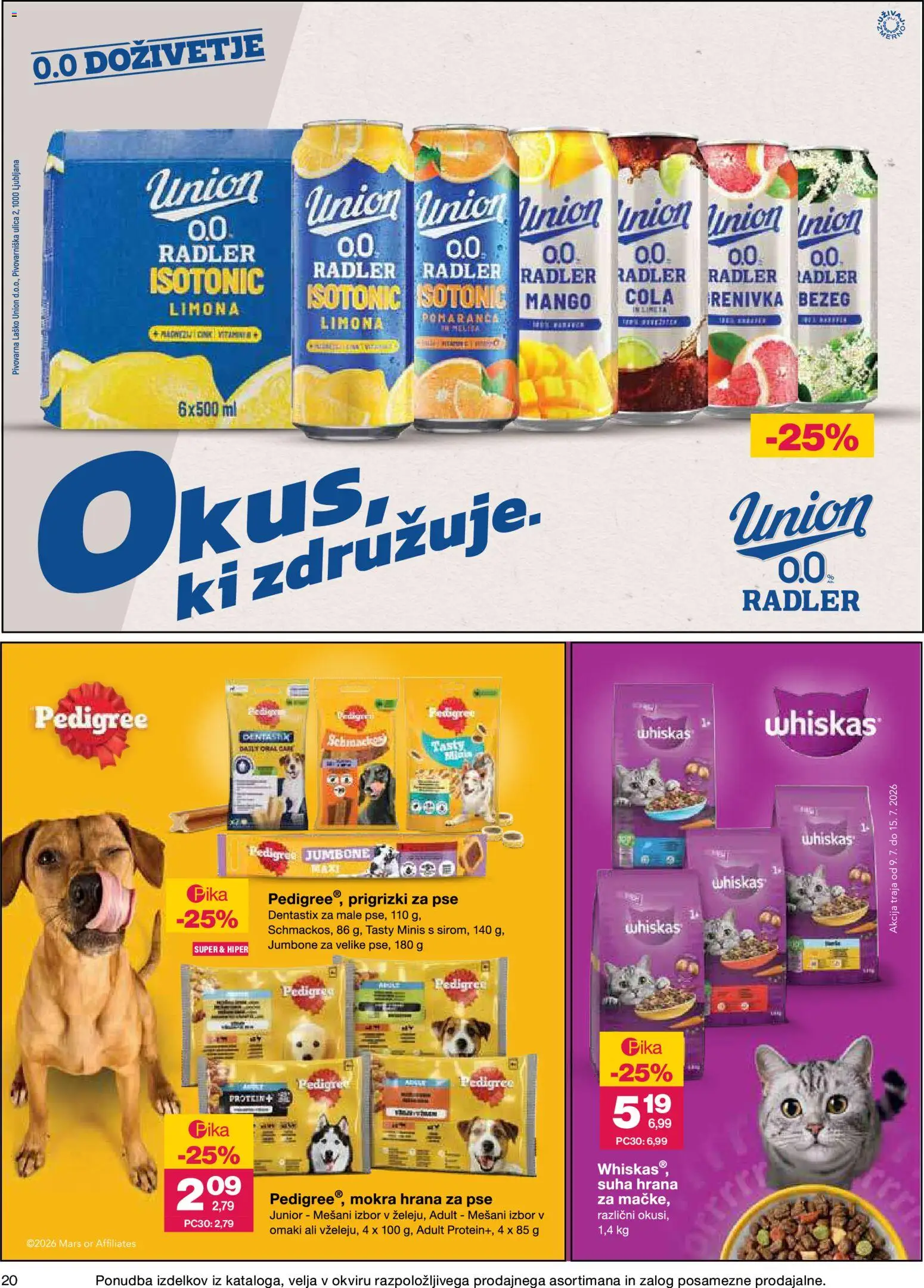 Novi Mercator katalog ponudbe – veljaven od 09.07.2026 | Stran: 20