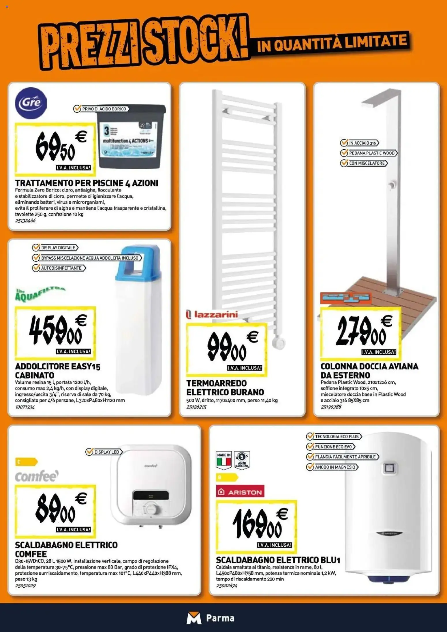 Nuovo TECNOMAT - Straordinari prezzi stock! dal 30/07/2026 > offerte anteprima 🛍️ | Pagina: 6 | Prodotti: Acqua, Sale, Miscelatore, Doccia