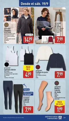 Vista previa UP2FASHION® Leggings push-up, Cintura elástica. válido desde el 14/09/2026 | Página: 21 | Productos: Chaqueta, Medias, Leggings