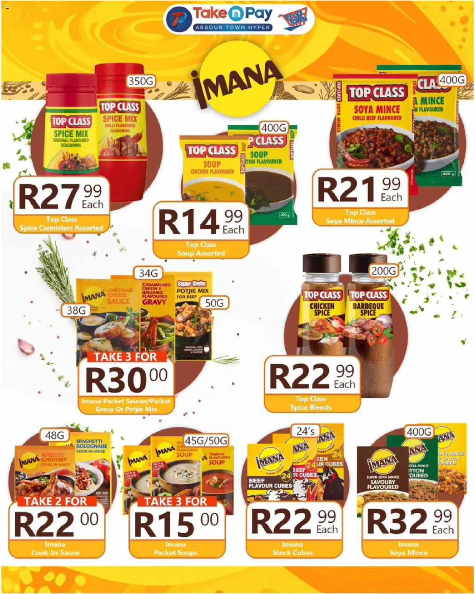 New Take n Pay catalogue – valid from 01.06.2026 | Page: 18 | Products: Chutney, Seasoning, Stock, Chilli