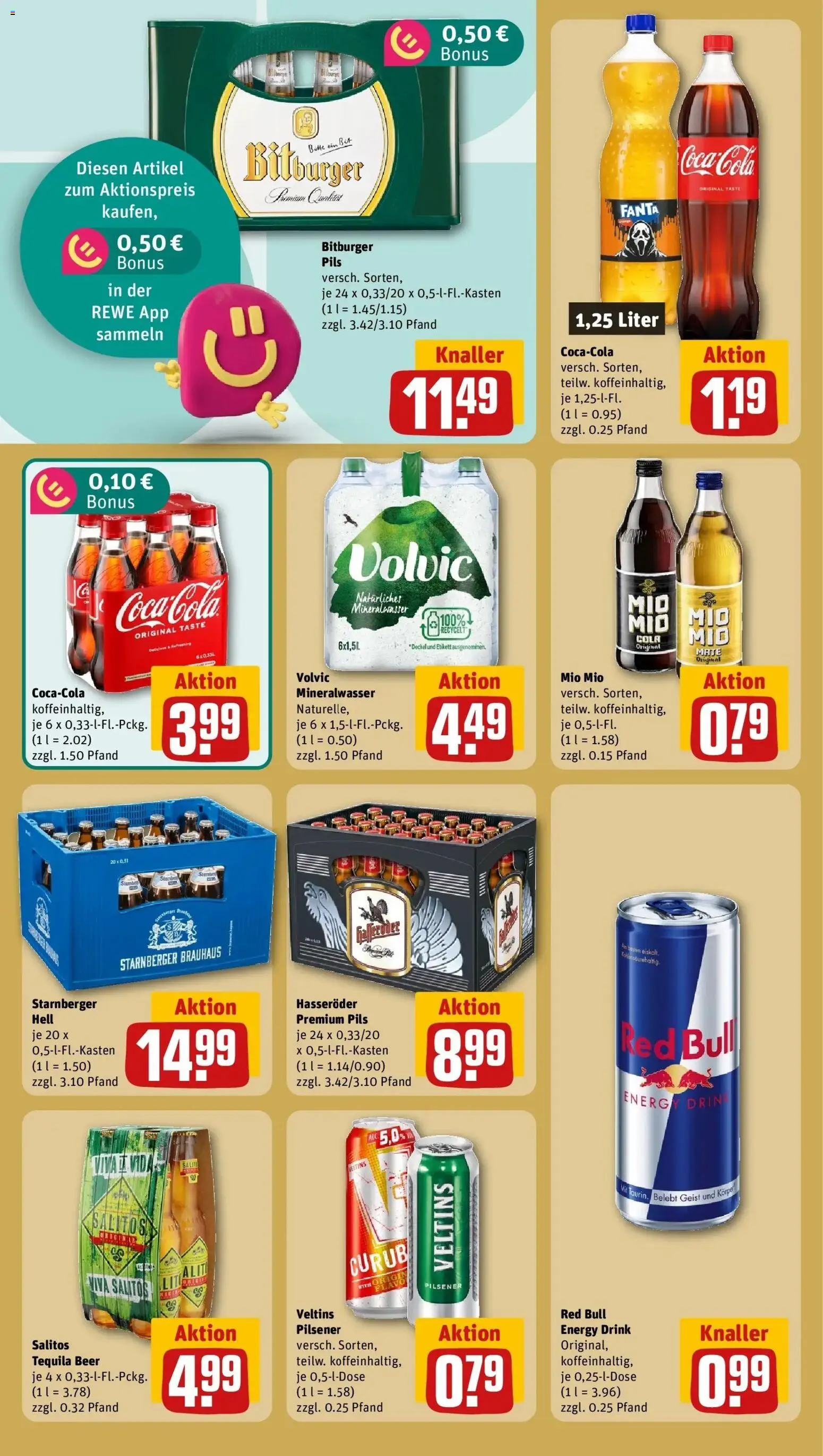 REWE Prospekt ab 05.10.2026 zum Blättern » Angebote | Seite: 22 | Produkte: Coca cola, Hasseröder, Volvic, Veltins