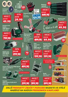 Náhled letáku Digitální pájecí stanice PLSD 60 C3, příkon: 60 W cena za 1 kus od 08.07.2026 | Strana: 5 | Produkty: Bruska, Ruční bruska, Regál, Police