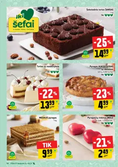IKI leidinys galioja nuo 2026.10.26 | Puslapis: 14 | Prekių: Tortas, Pyragas