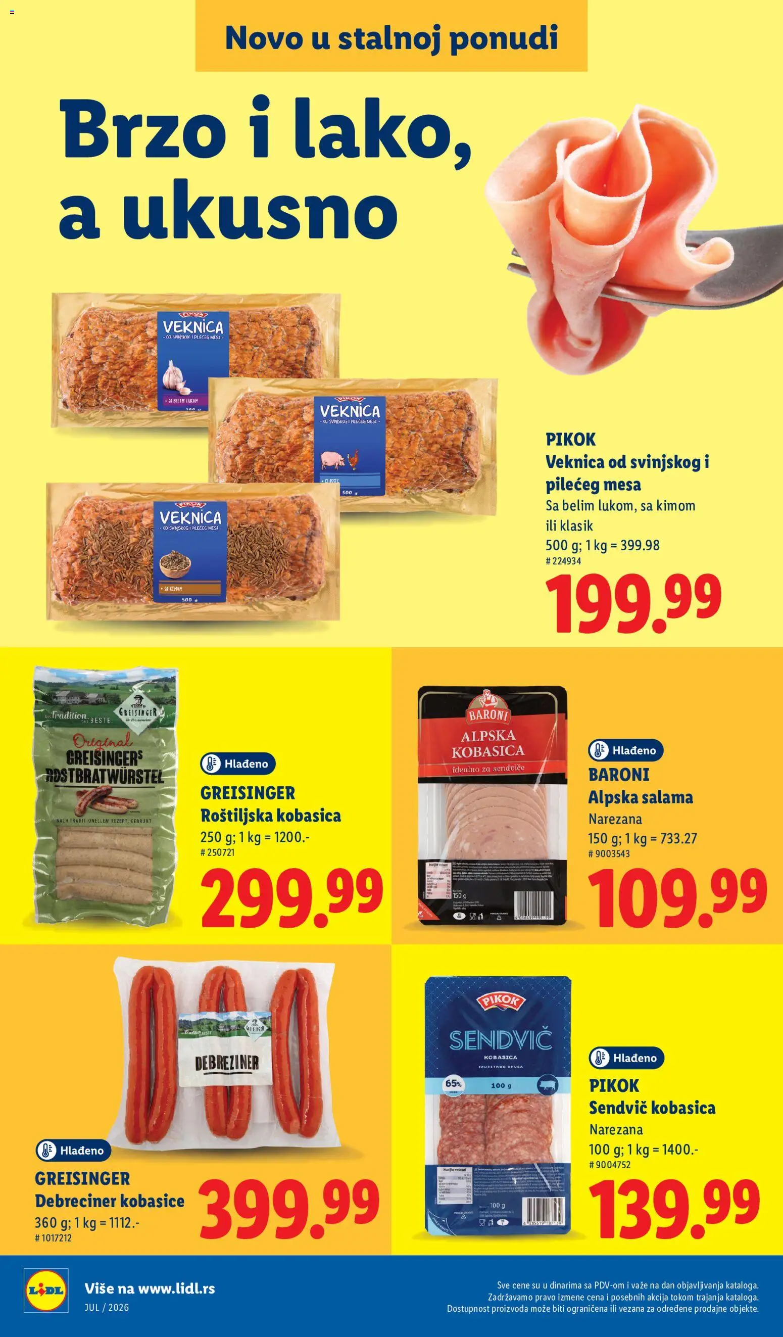 Lidl katalog - važi od 03.08.2026 | Strana: 6