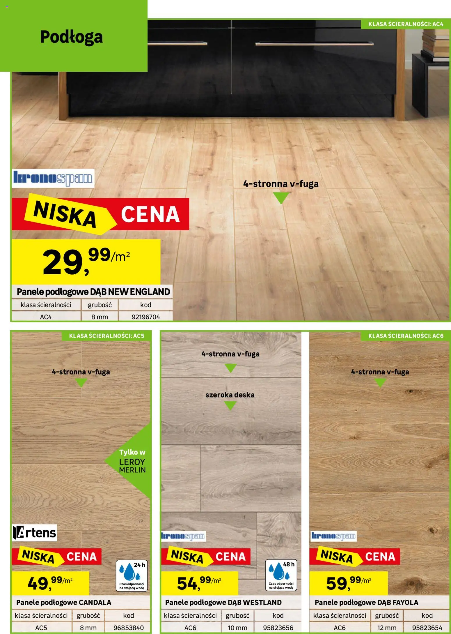 Leroy Merlin gazetka od 30.09.2026 | Strona: 16 | Produkty: Panele podłogowe