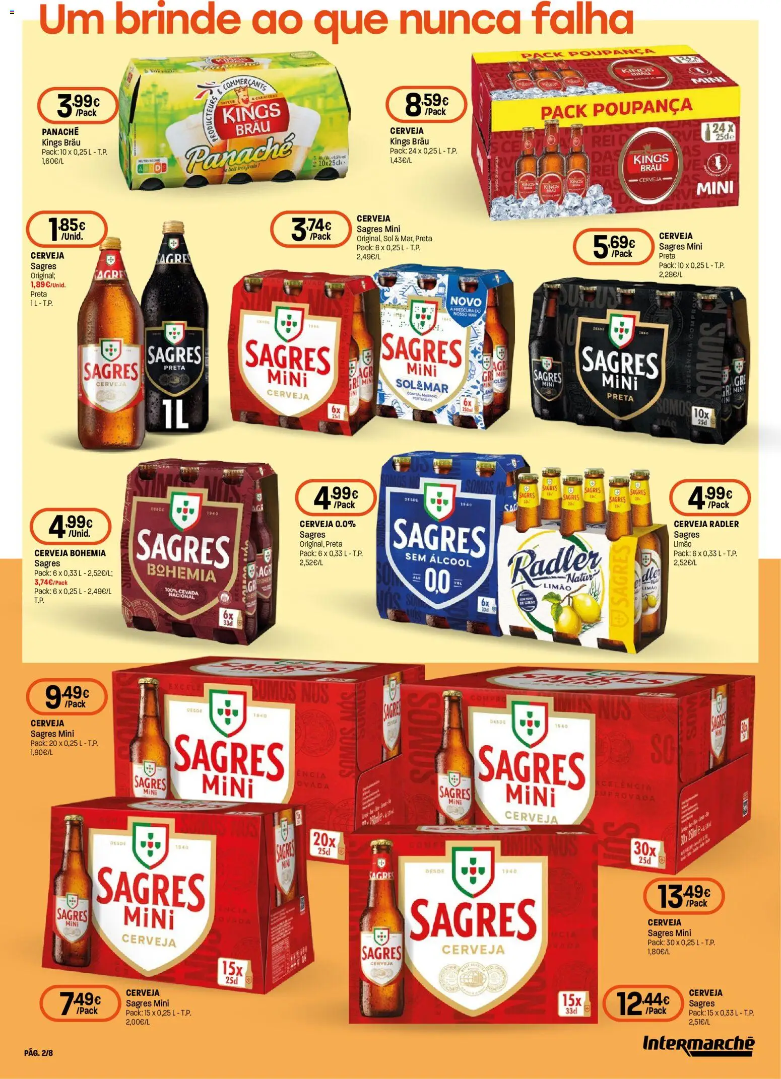 Intermarché Folheto Contact │ válido de 16/07/2026 | Página: 2 | Produtos: Sal, Cerveja
