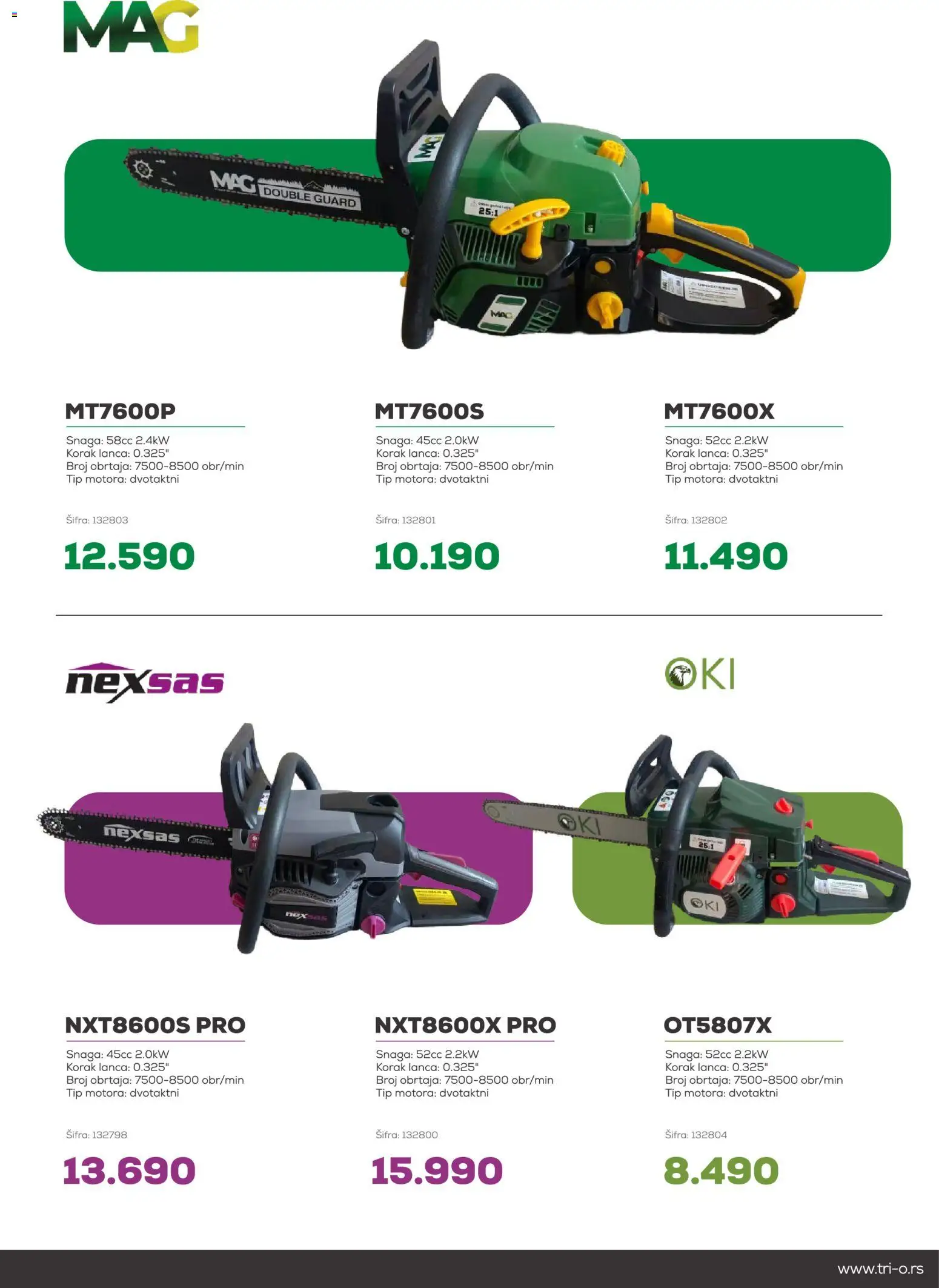 Tri O katalog - važi od 15.08.2026 | Strana: 5