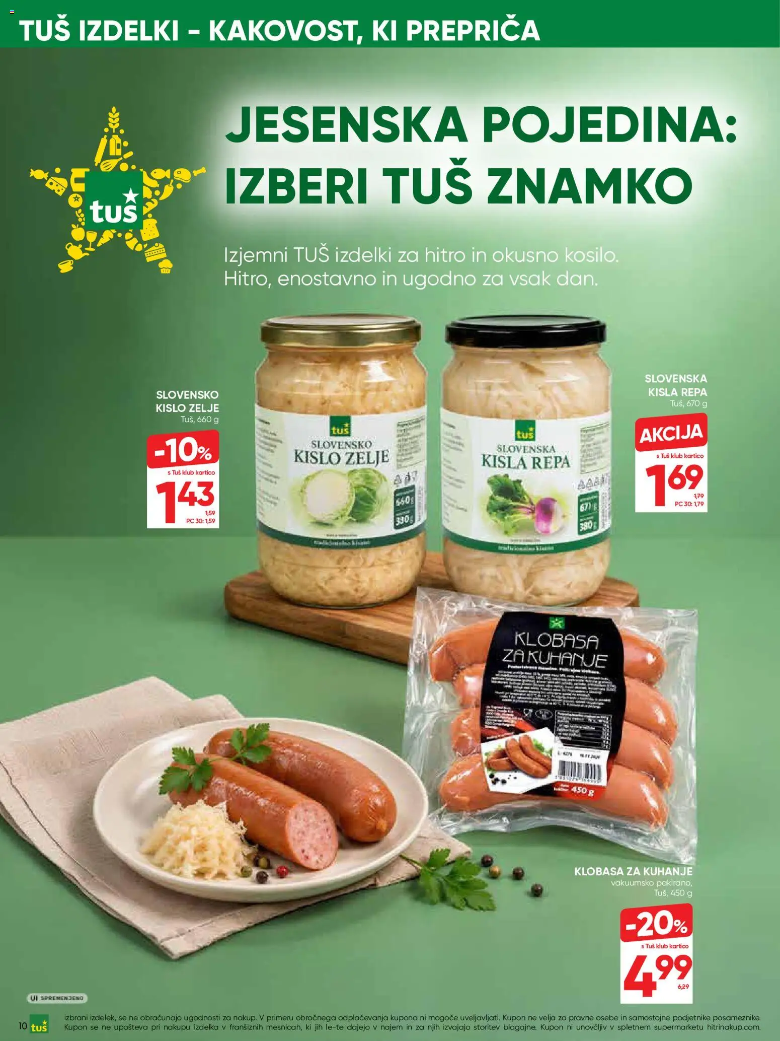 Novi Tuš katalog ponudbe – veljaven od 28.10.2026 | Stran: 10
