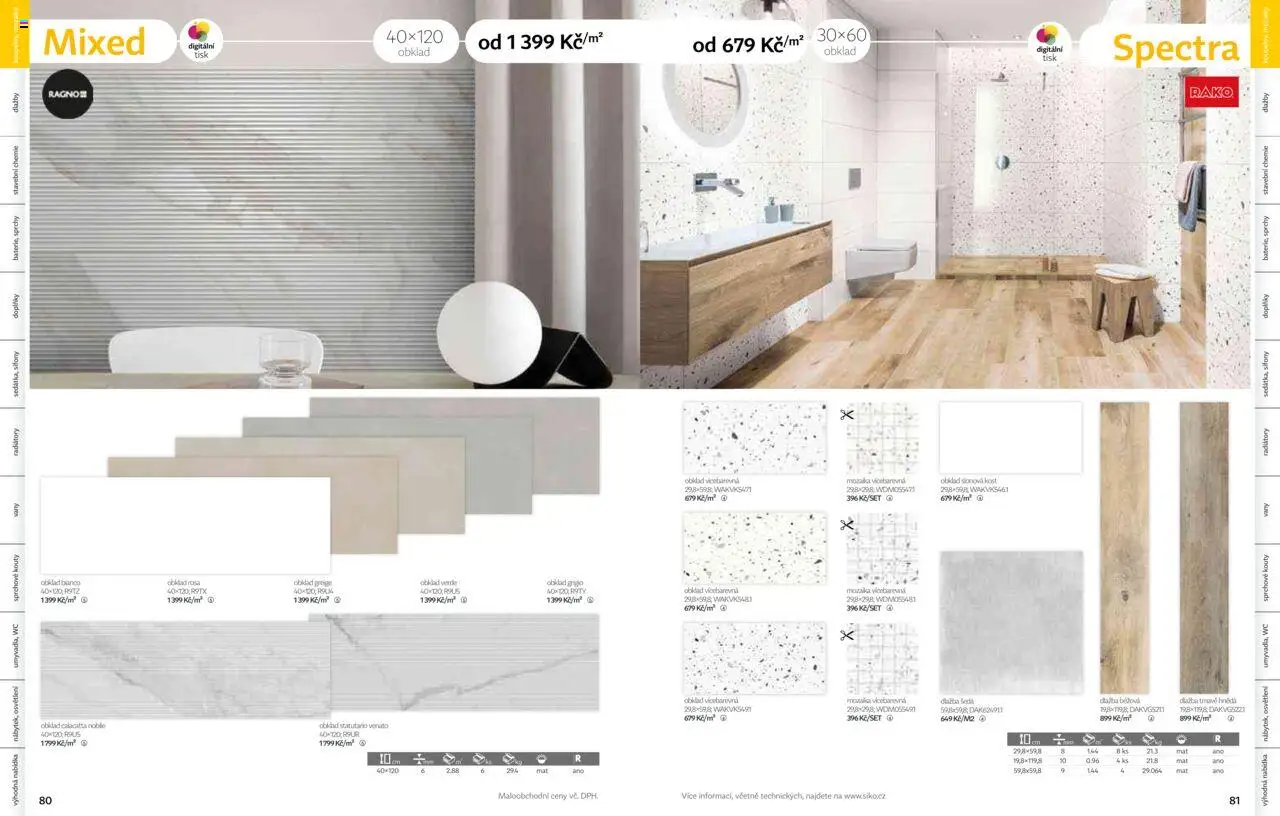 Siko koupelny katalog Koupelny 2025/2026 od 14.10.2025 | Strana: 41 | Produkty: Osvětlení, Dlažba, Wc