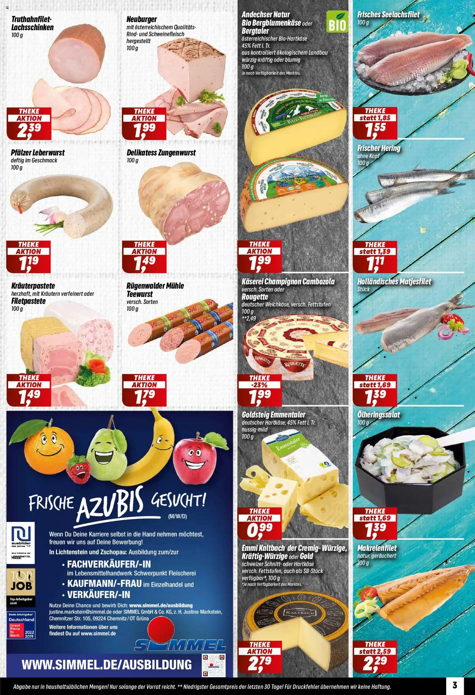 Simmel Prospekt – gültig ab 22.06.2026 | Seite: 3 | Produkte: Mühle, Theke, Schweinefleisch