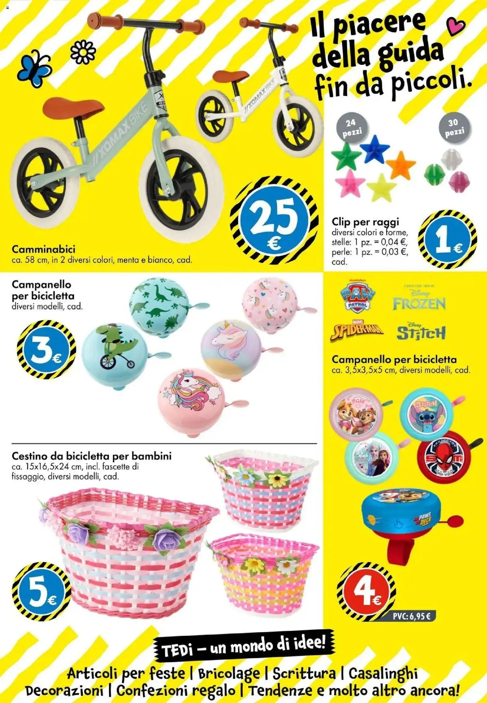 Volantino TEDi del 06.03.2026 | Pagina: 36 | Prodotti: Bicicletta, Fascette, Cestino, Decorazioni
