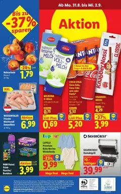 MILBONA, H-Milch, 1,5% oder 3,5 % Fett, Je 1 l, H-Milch ab 27.08.2026 gültig | Seite: 29