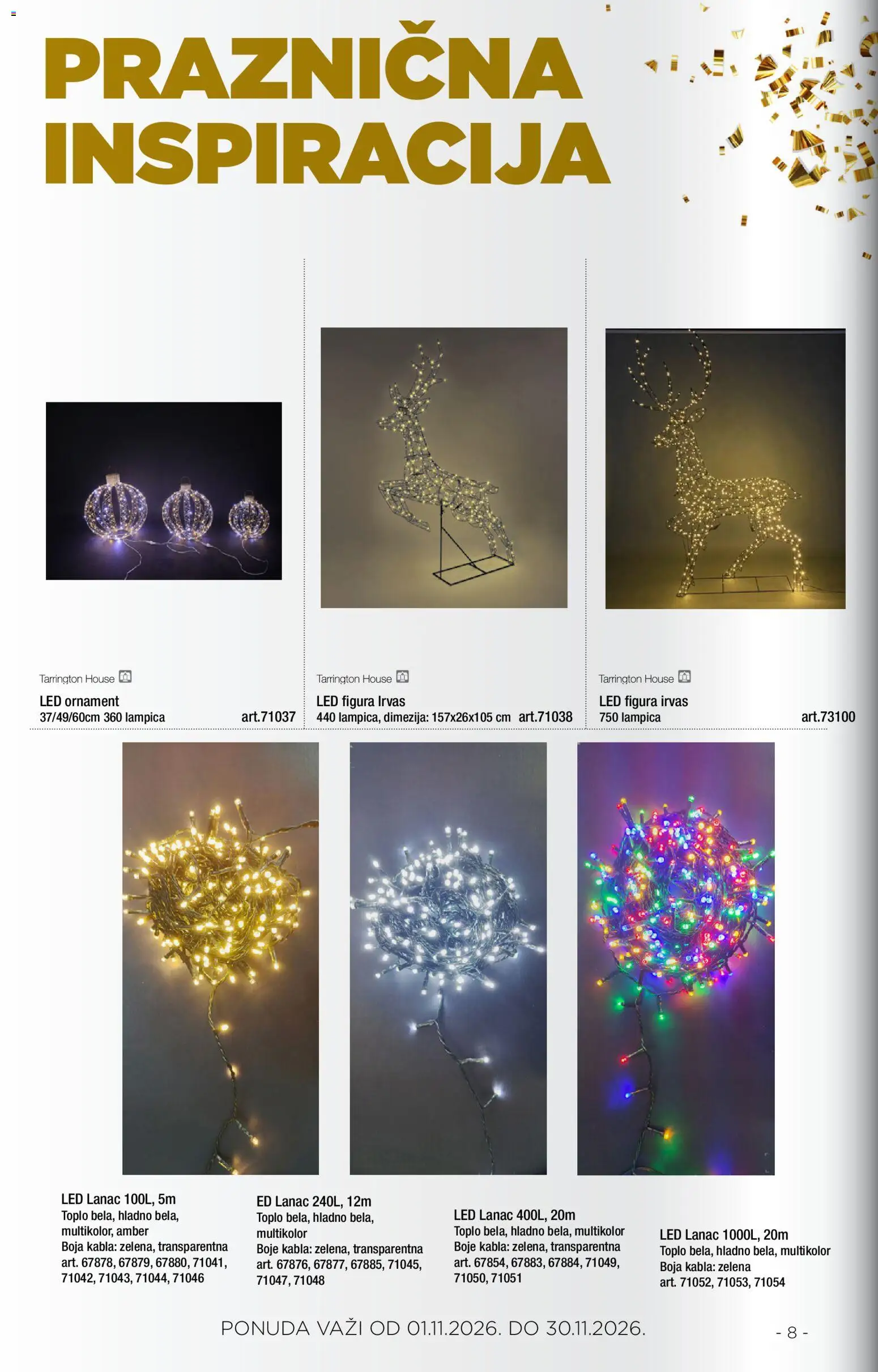 Metro katalog - važi od 01.11.2026 | Strana: 8 | Proizvode: Led