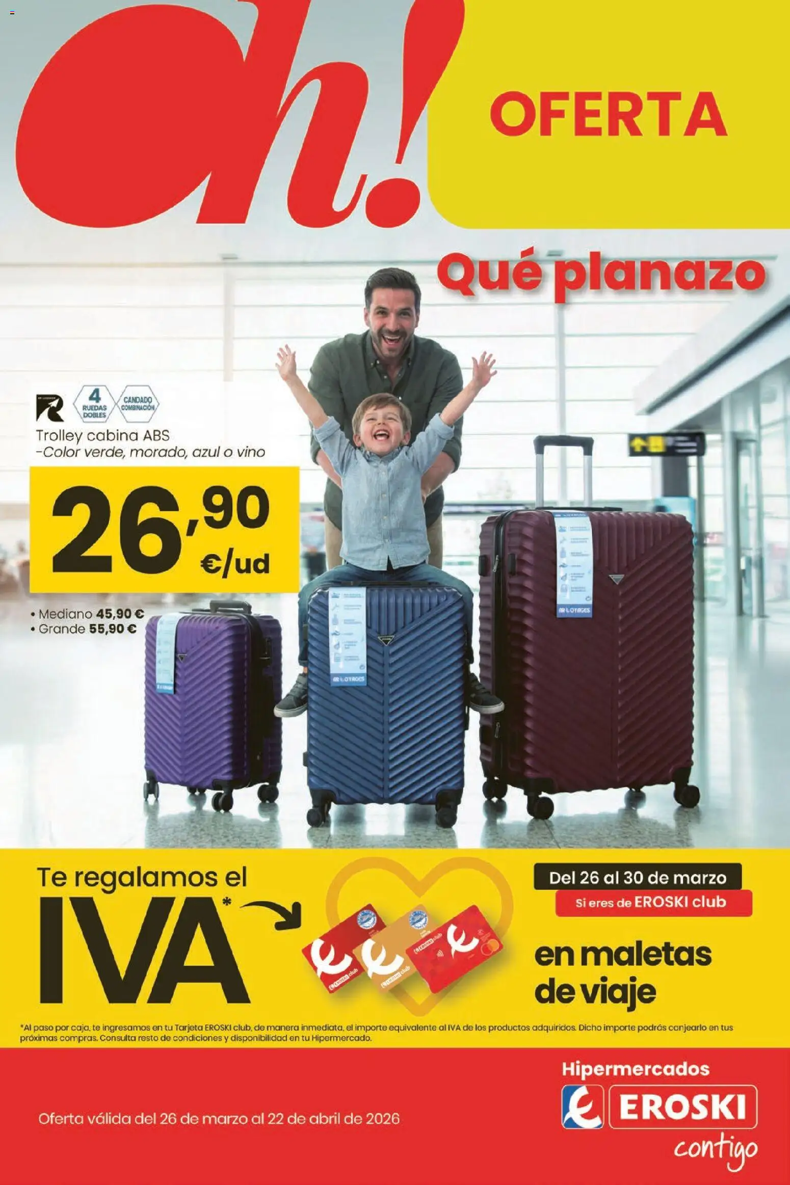 Eroski Qué planazo │ válido desde el 26.03.2026 | Página: 1 | Productos: Vino, Té
