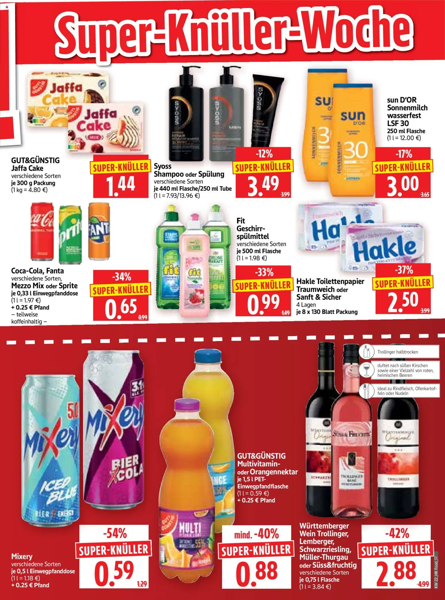 HERKULES Prospekt – gültig ab 26.05.2026 | Seite: 17 | Produkte: Fanta, Sprite, Shampoo, Nudeln