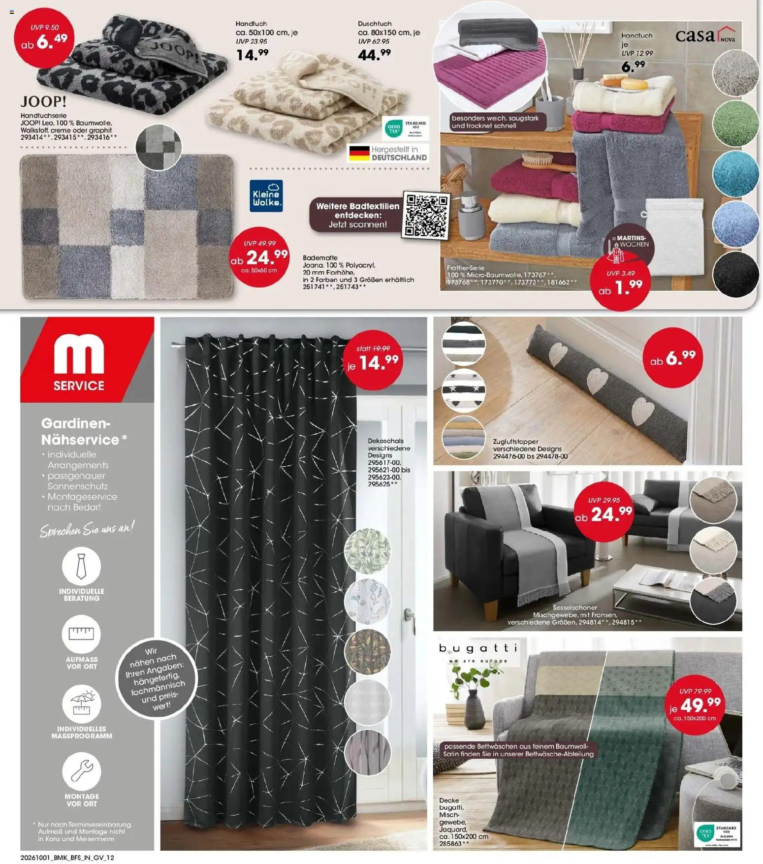 Möbel Martin Aktueller Prospekt (ab 01.10.2026) zum Blättern | Seite: 12 | Produkte: Decke, Creme