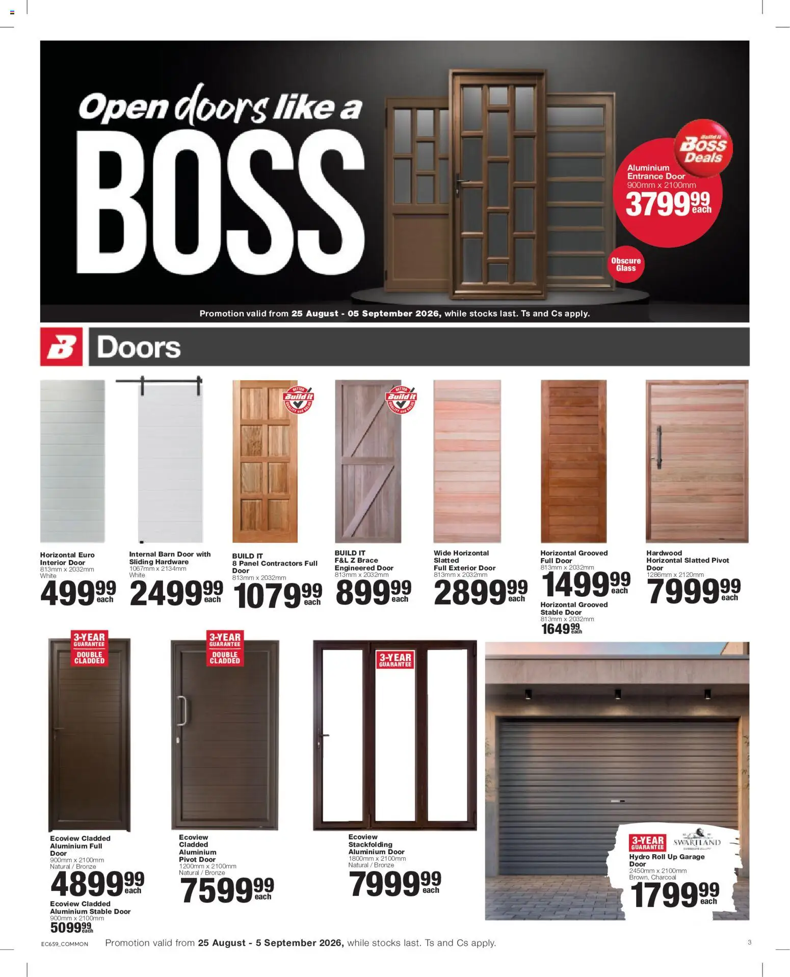 New Build It catalogue – valid from 25/08/2026 | Page: 3 | Products: Stable door