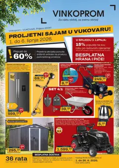 Vinkoprom Katalog - Pregled kataloga iz trgovine Vinkoprom, vrijedi od 01.06.2026