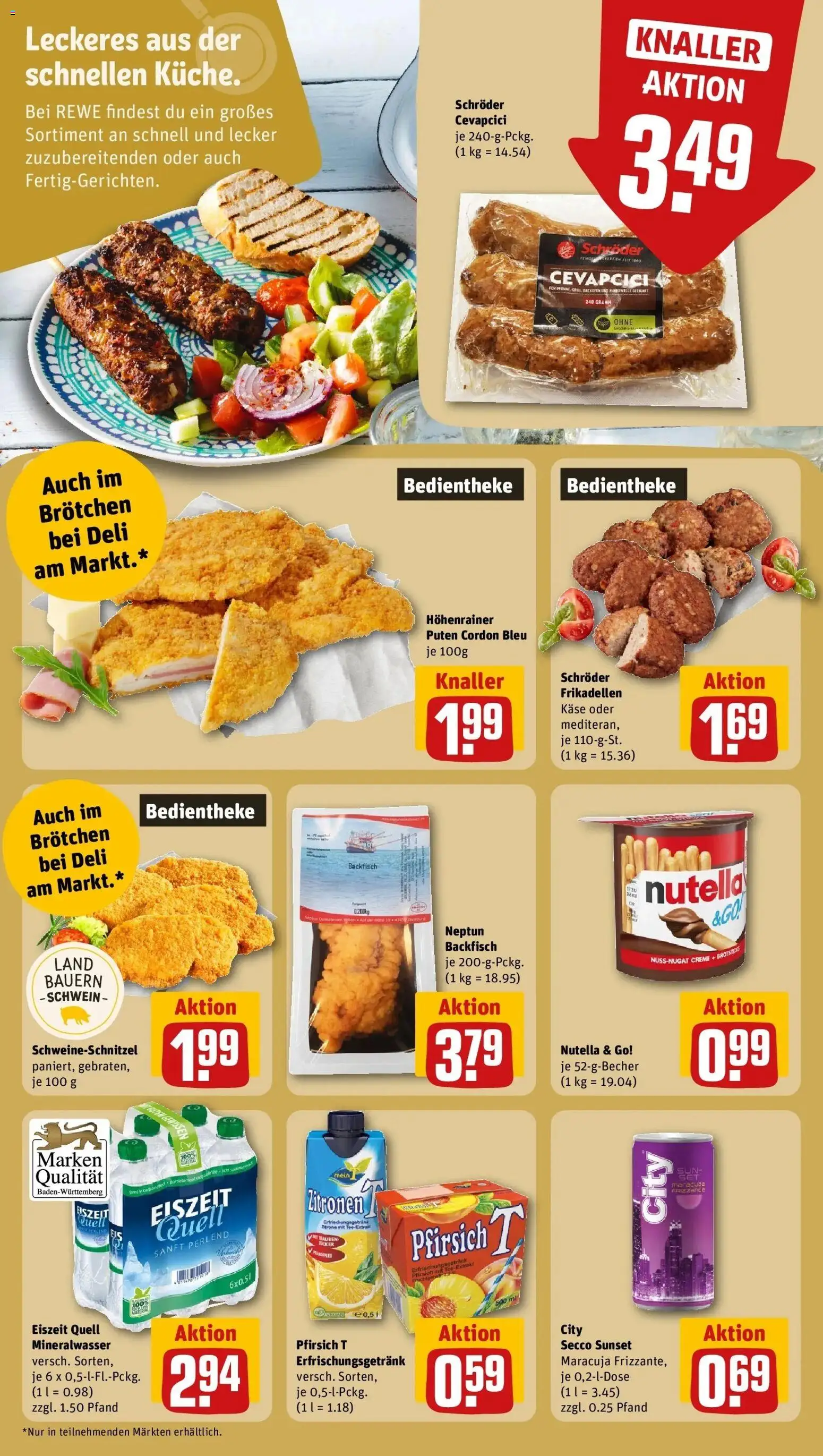 Rewe Prospekt Mettlach / Orscholz	 – gültig ab 20.04.2026 | Seite: 22 | Produkte: Käse, Creme, Pfirsich, Zitronen